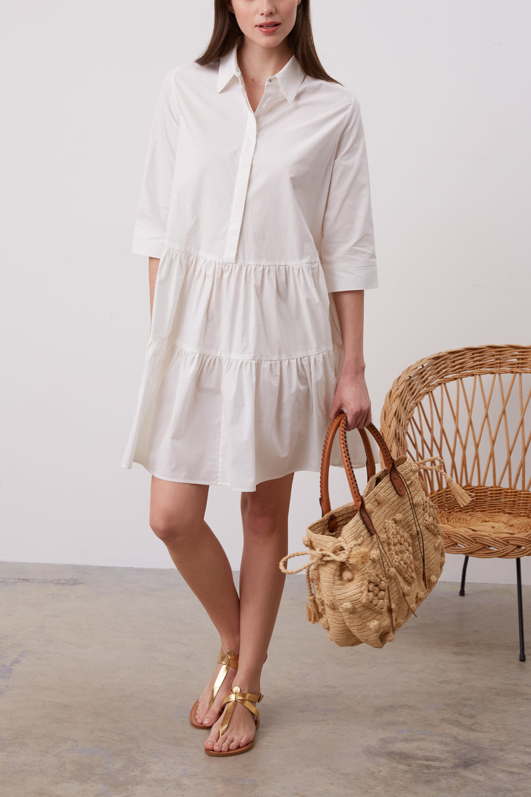 Robe chemise en popeline - JADEN Faume - seconde main