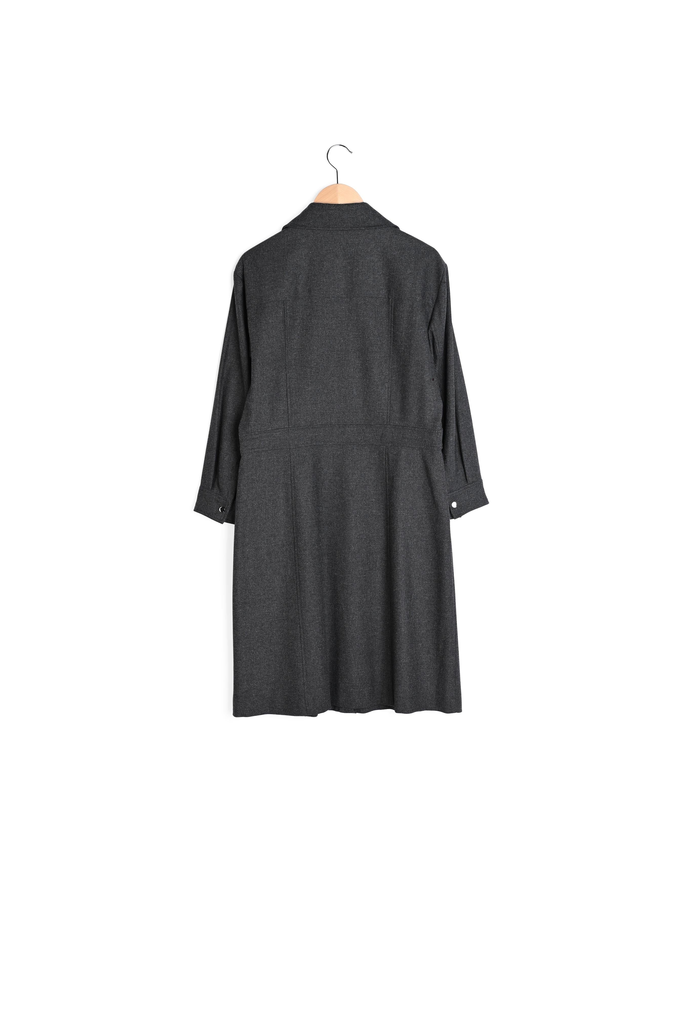 Robe-chemise en laine mélangée Faume - seconde main