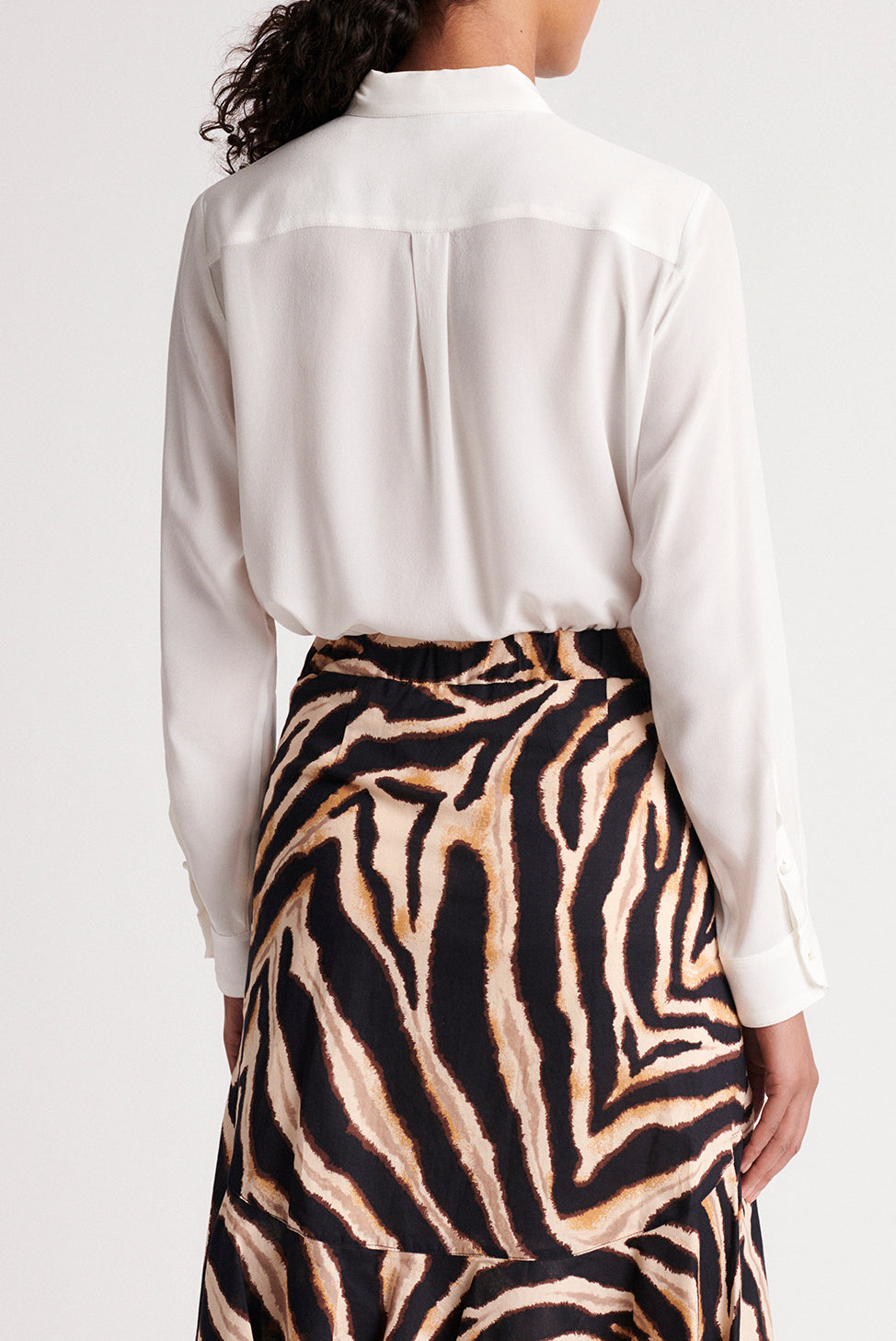 MAYA - Chemise en soie Faume - seconde main