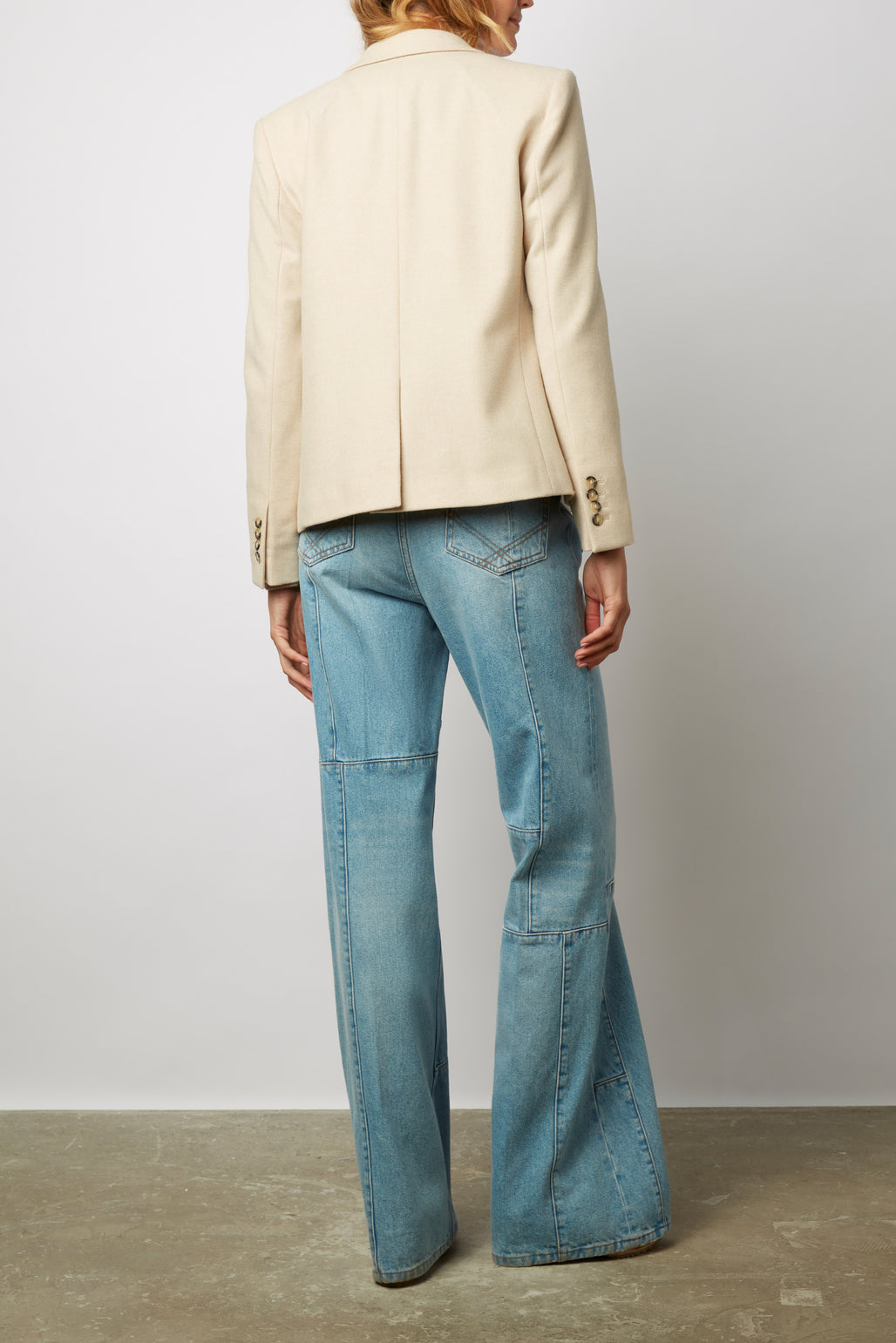 Veste de tailleur en laine mélangée - NADEGE Faume - seconde main