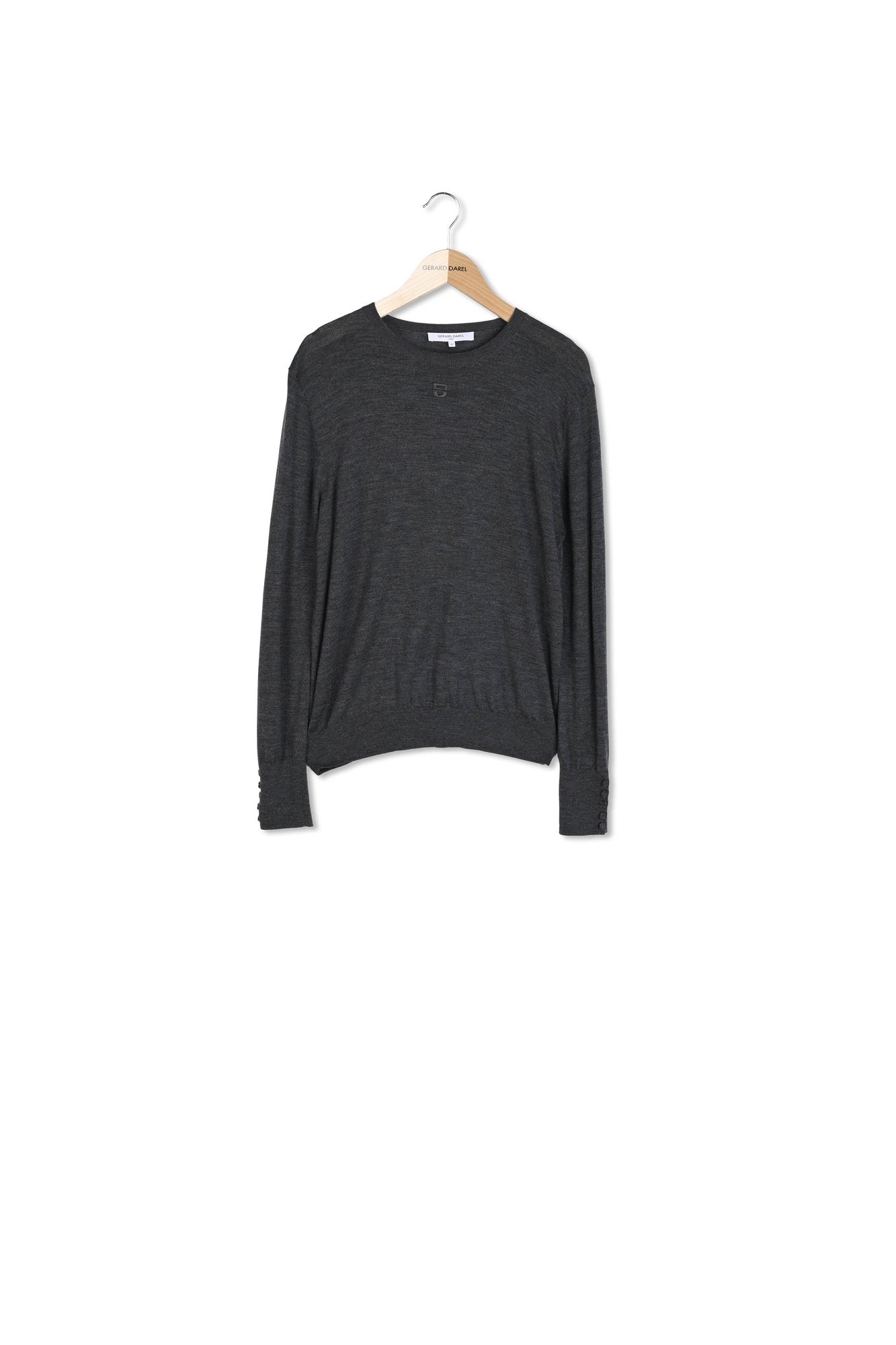 Pull en laine fine à col rond - JADE Faume - seconde main