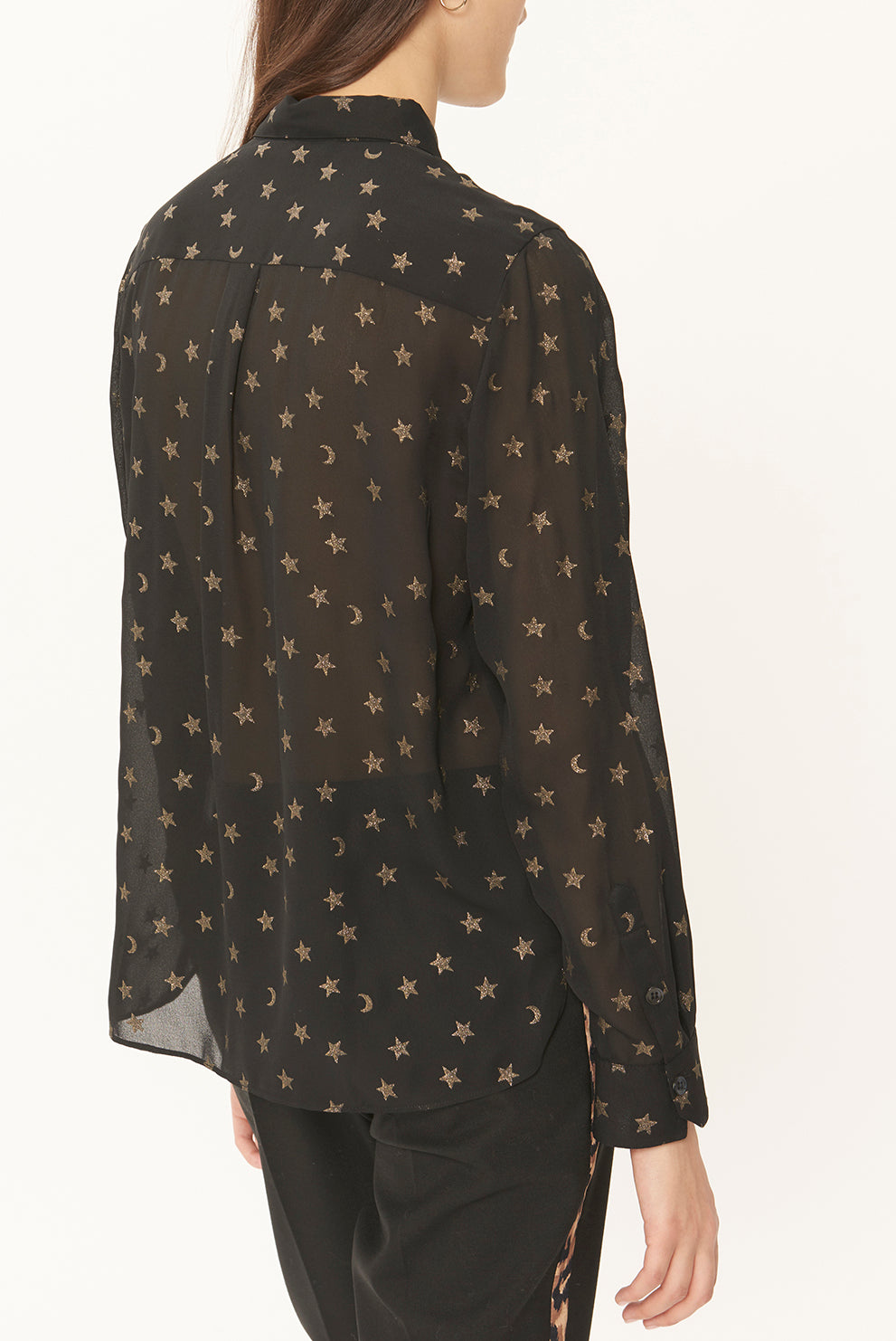 MAYA - Chemisier en Lurex Faume - seconde main