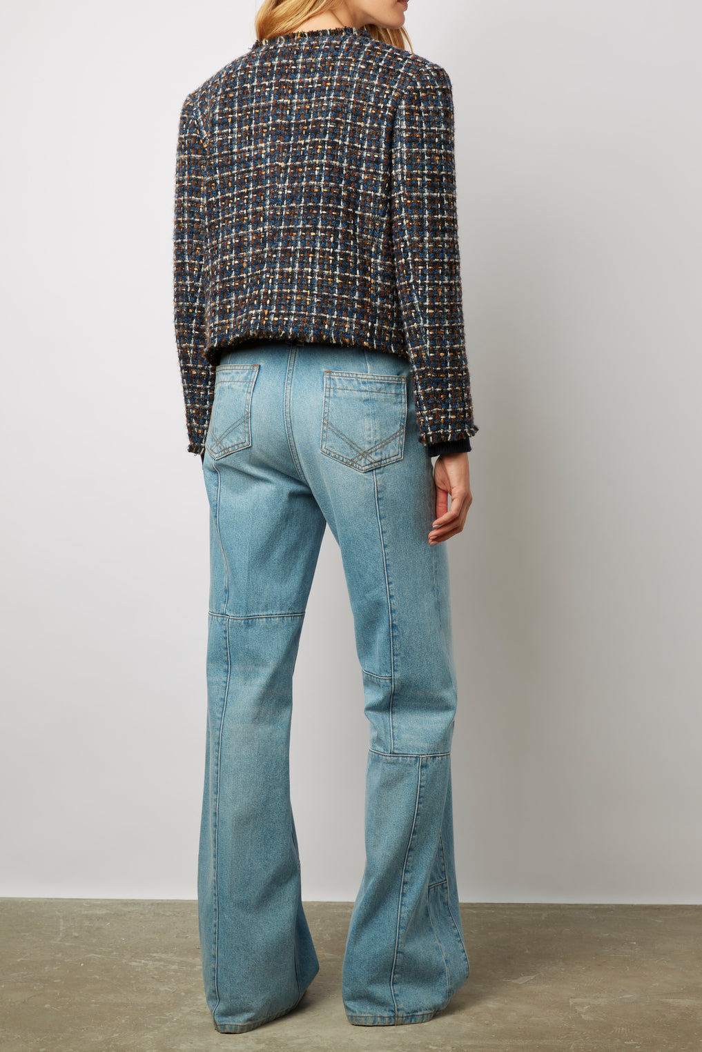 Veste courte en tweed et lurex - NONA Faume - seconde main