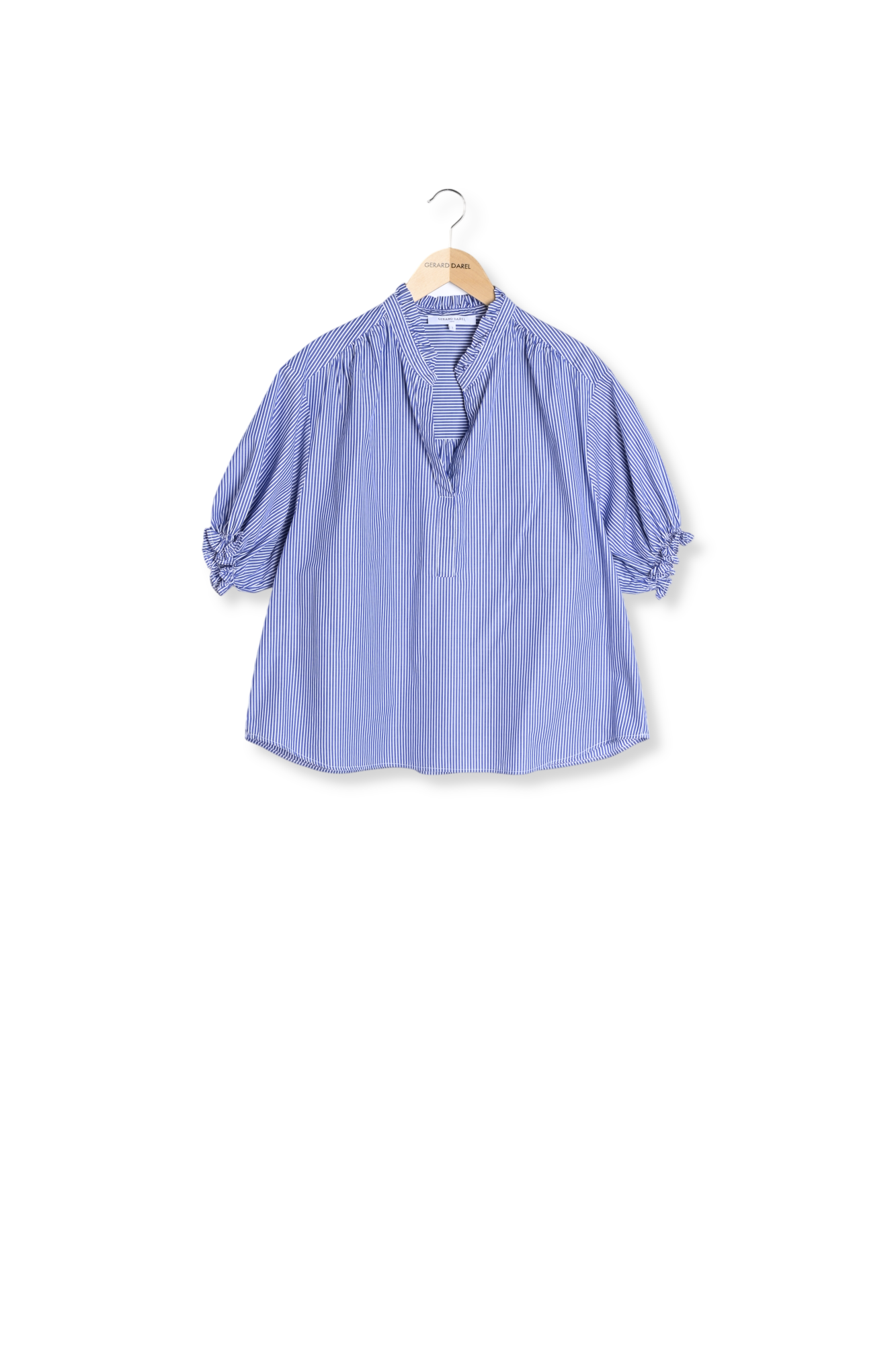 Blouse en popeline rayée - ULIANE Faume - seconde main