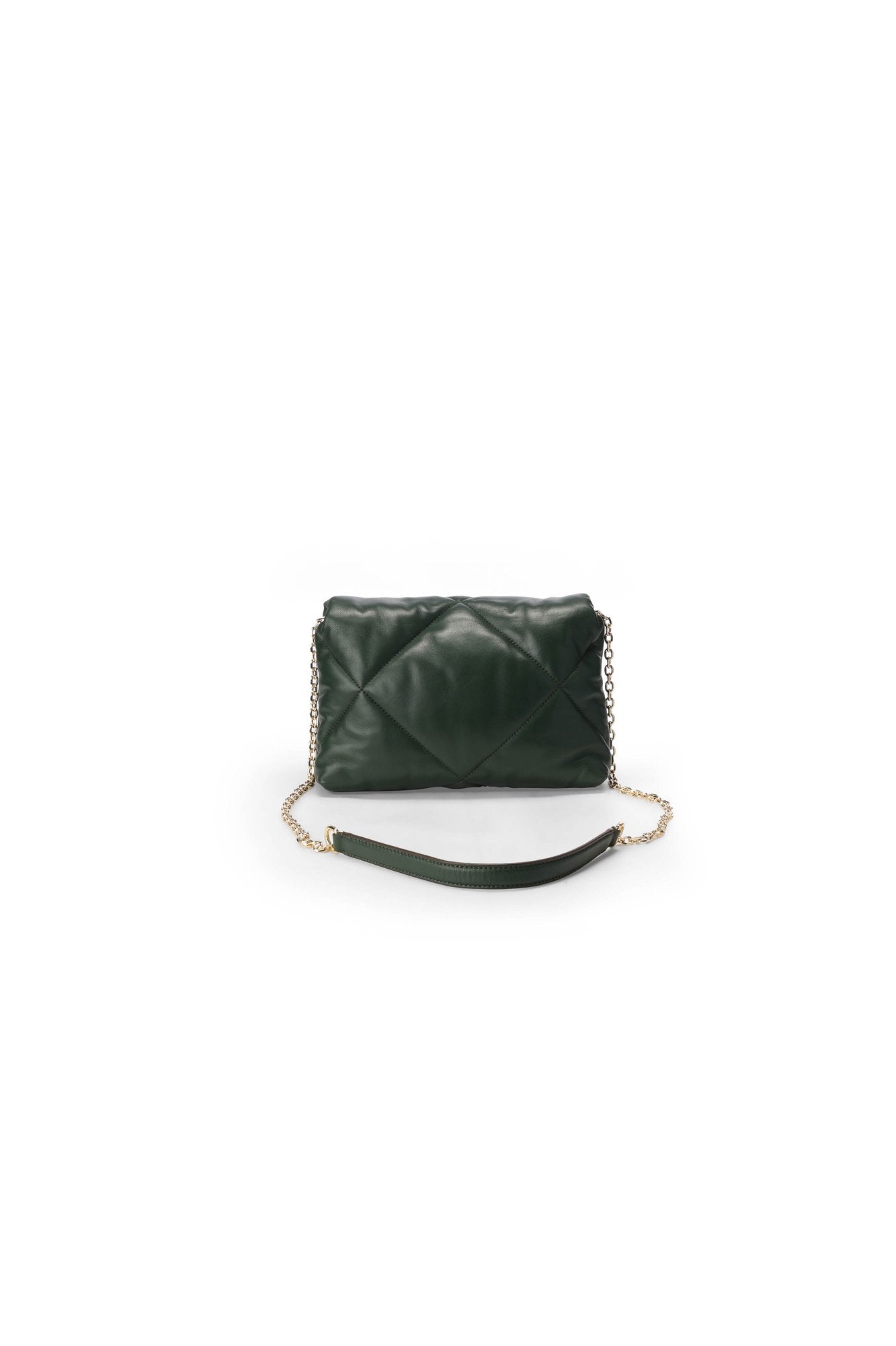 Sac porté travers en cuir matelassé - LE FANNY Faume - seconde main