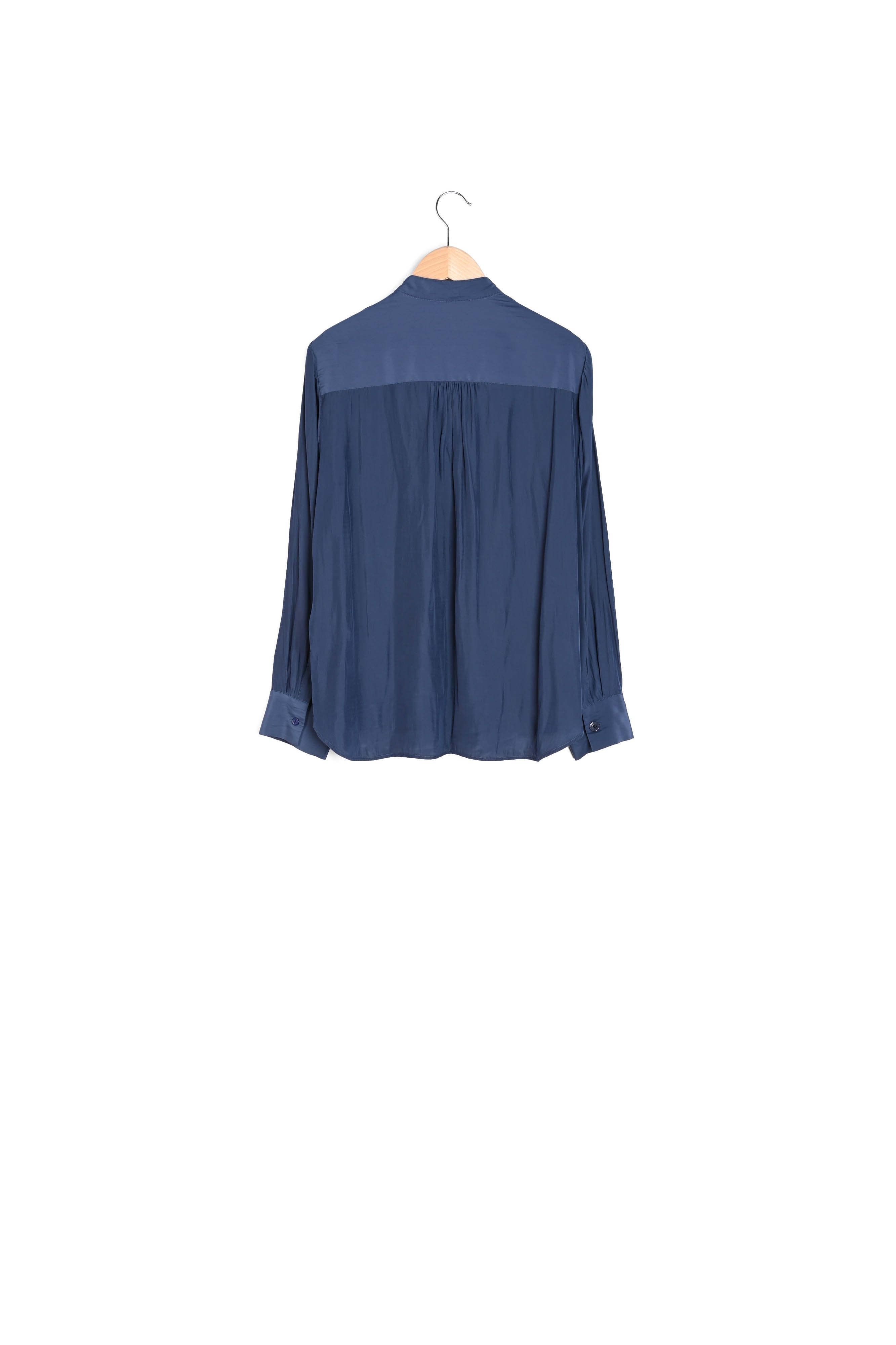 NORA - Blouse au toucher soyeux Faume - seconde main
