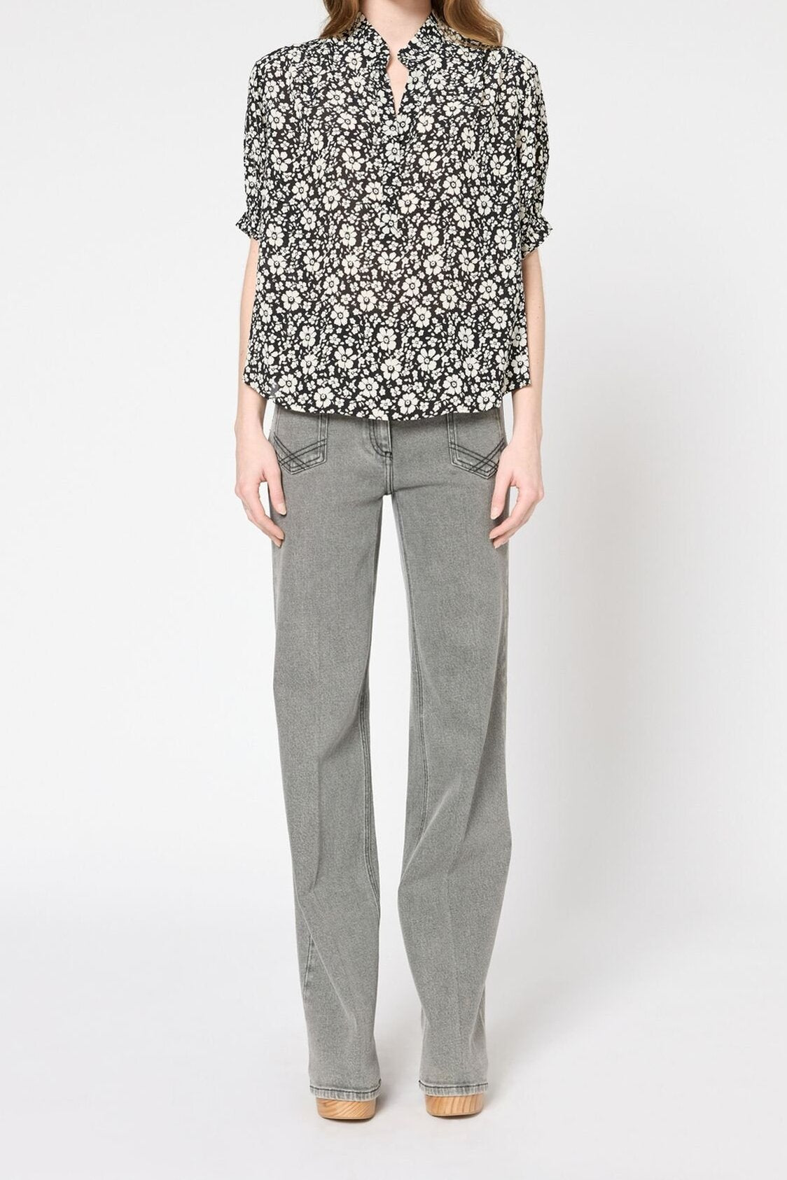 Blouse fluide à fleurs - URENE Faume - seconde main