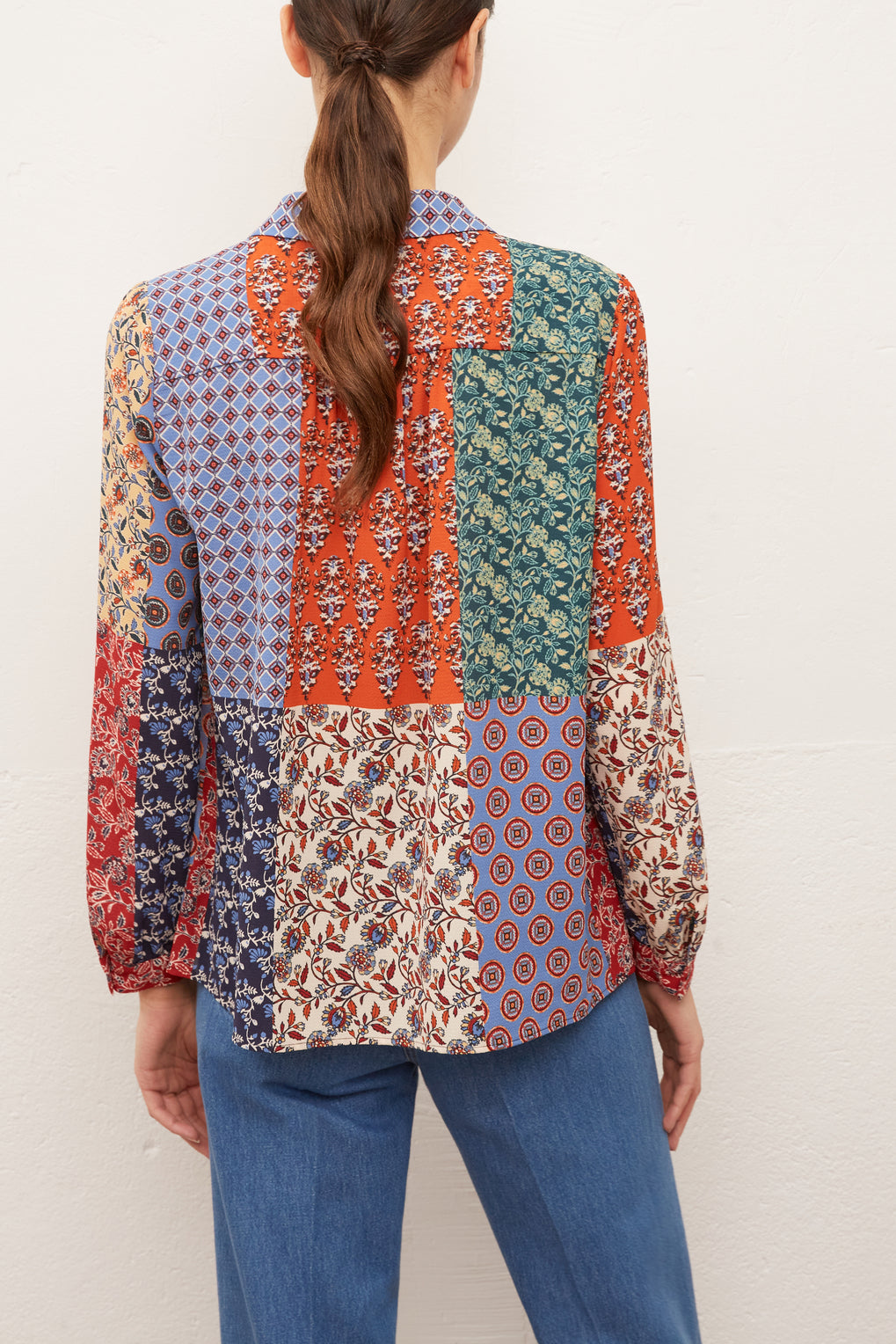 Chemise fluide avec smocks - NICKY Faume - seconde main