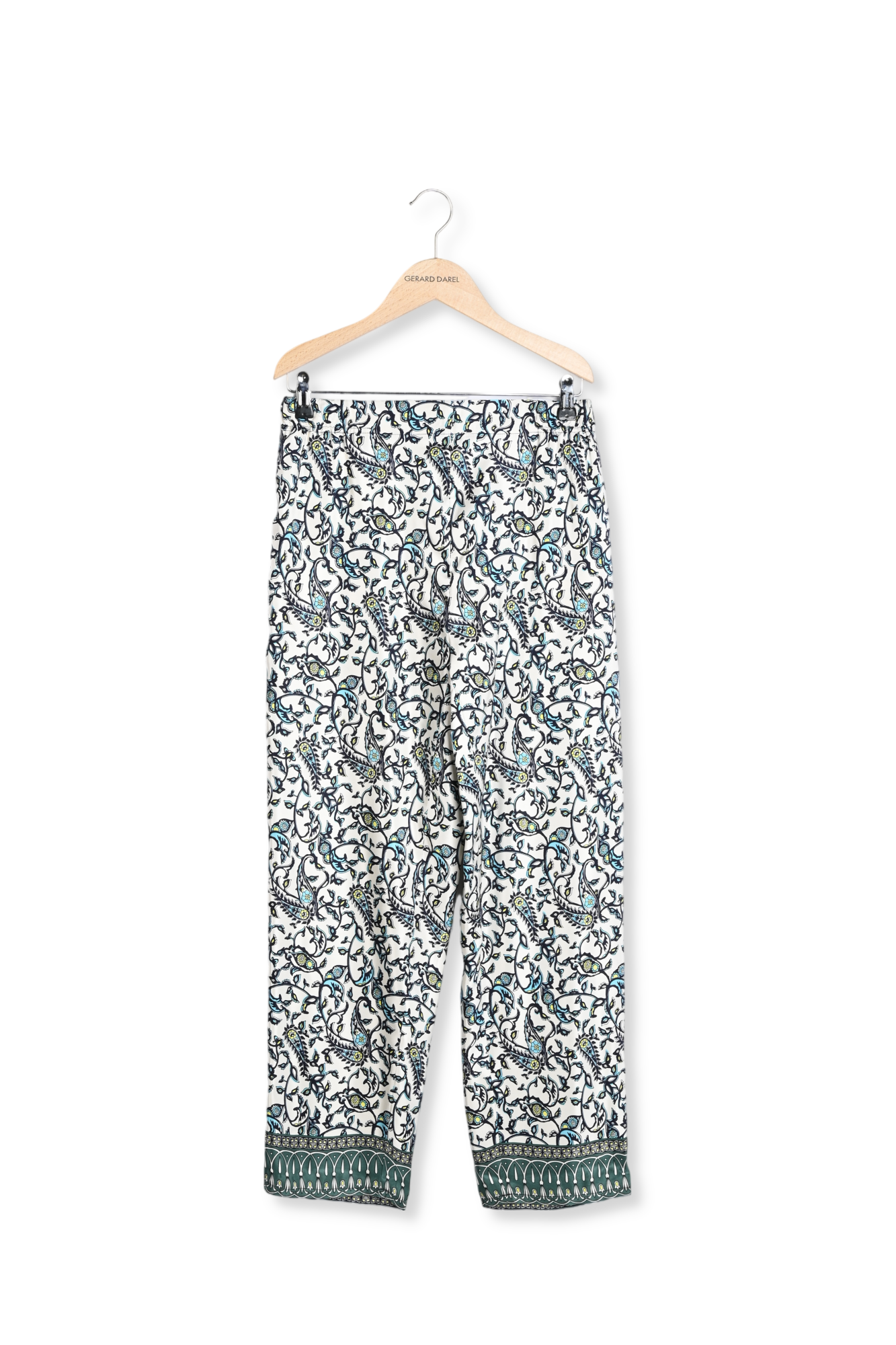 MARILOU - Pantalon 7/8 à imprimé fantaisie Faume - seconde main