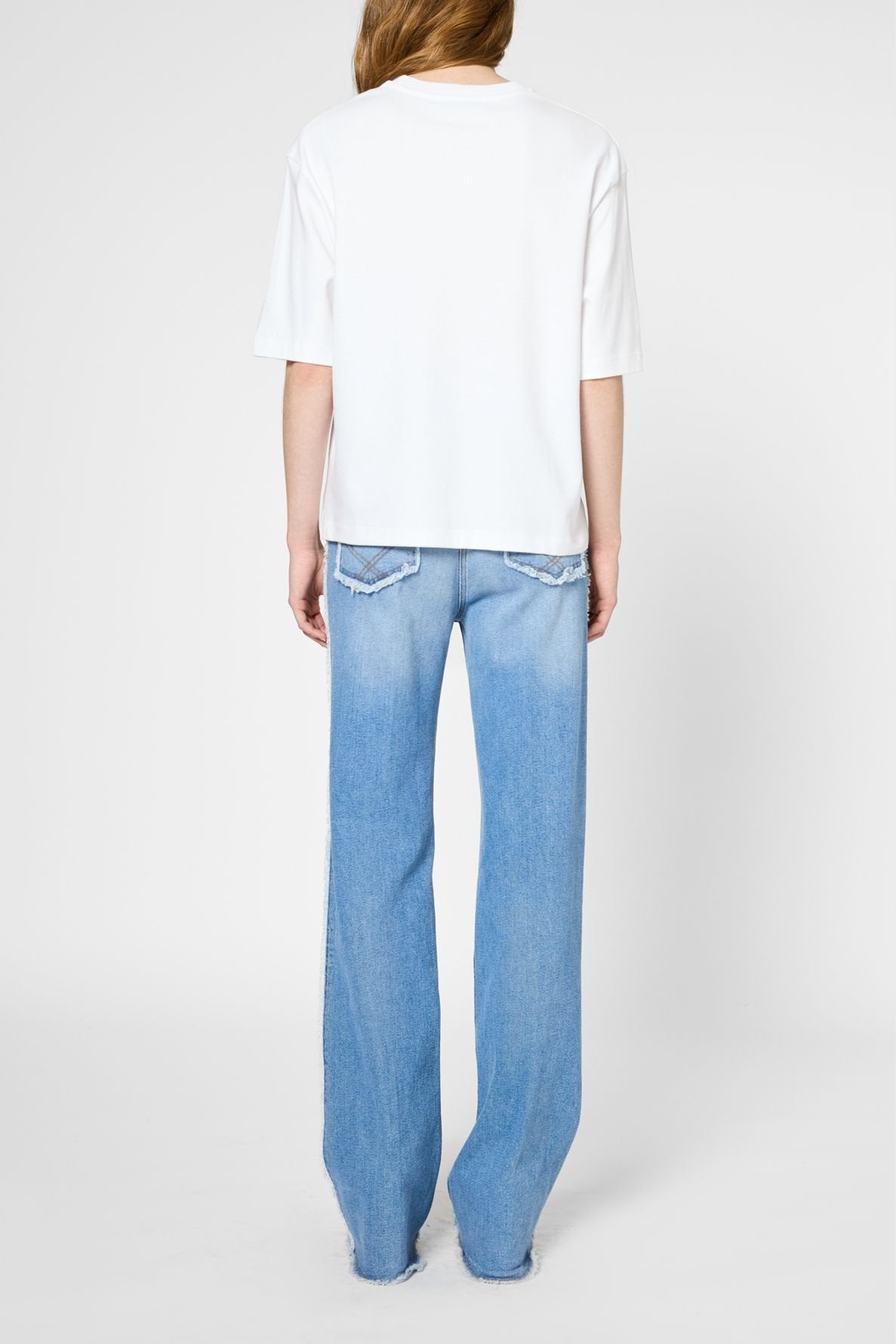 T-shirt ample en coton épais - GALINA Faume - seconde main