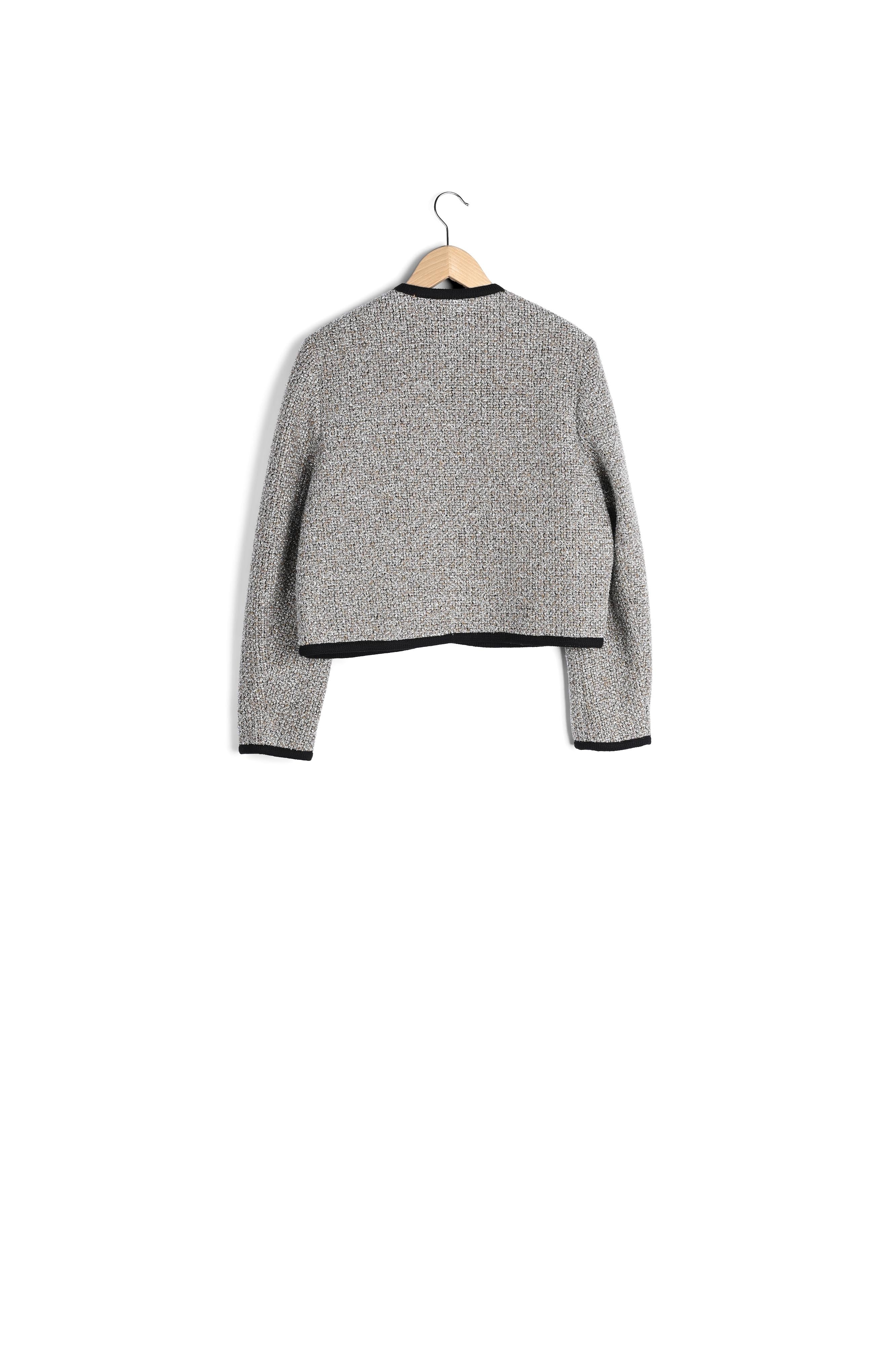 Veste courte en tweed et lurex - NEIGE Faume - seconde main