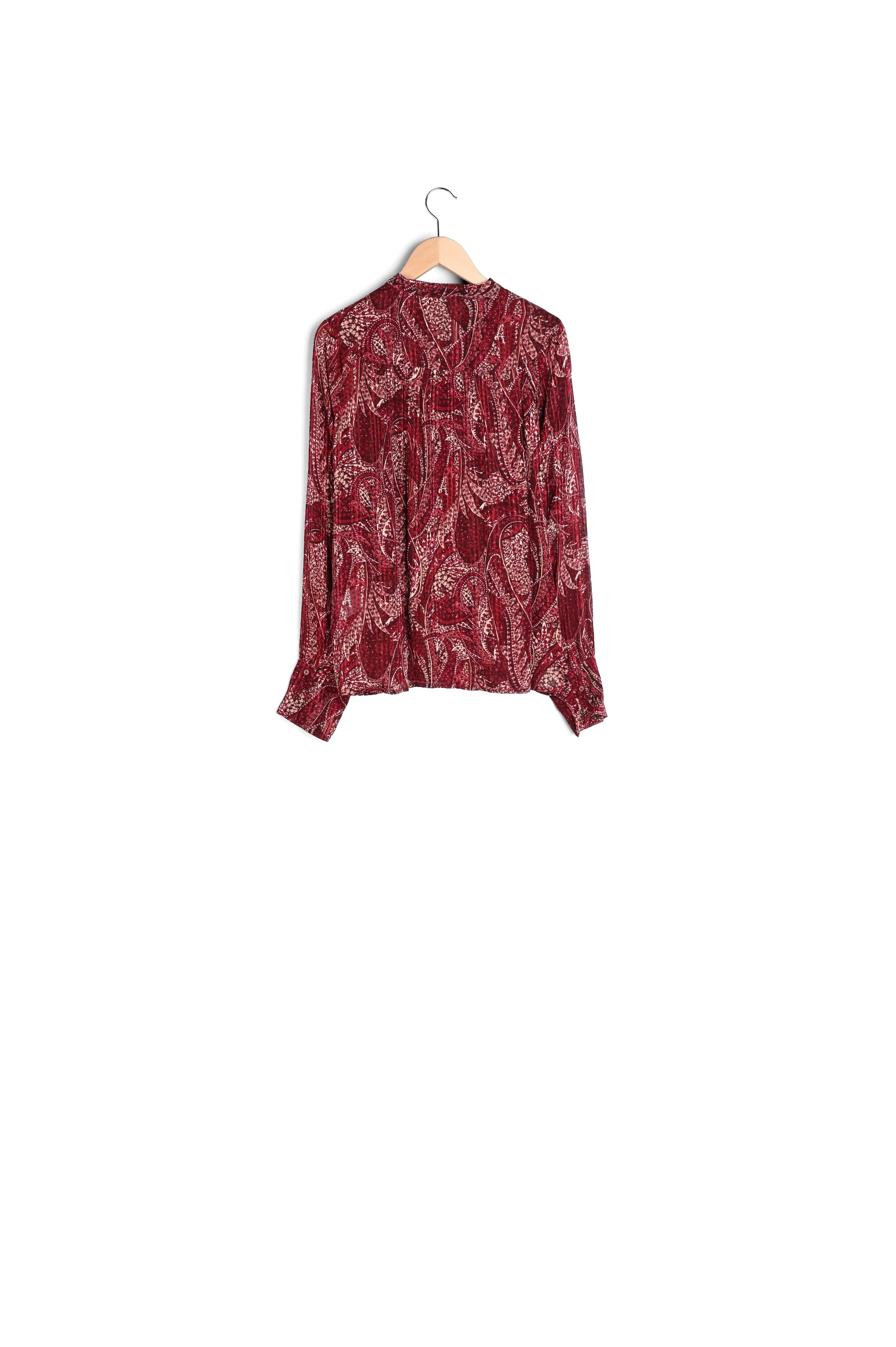 Blouse fluide à imprimé cachemire - CAMILL Faume - seconde main