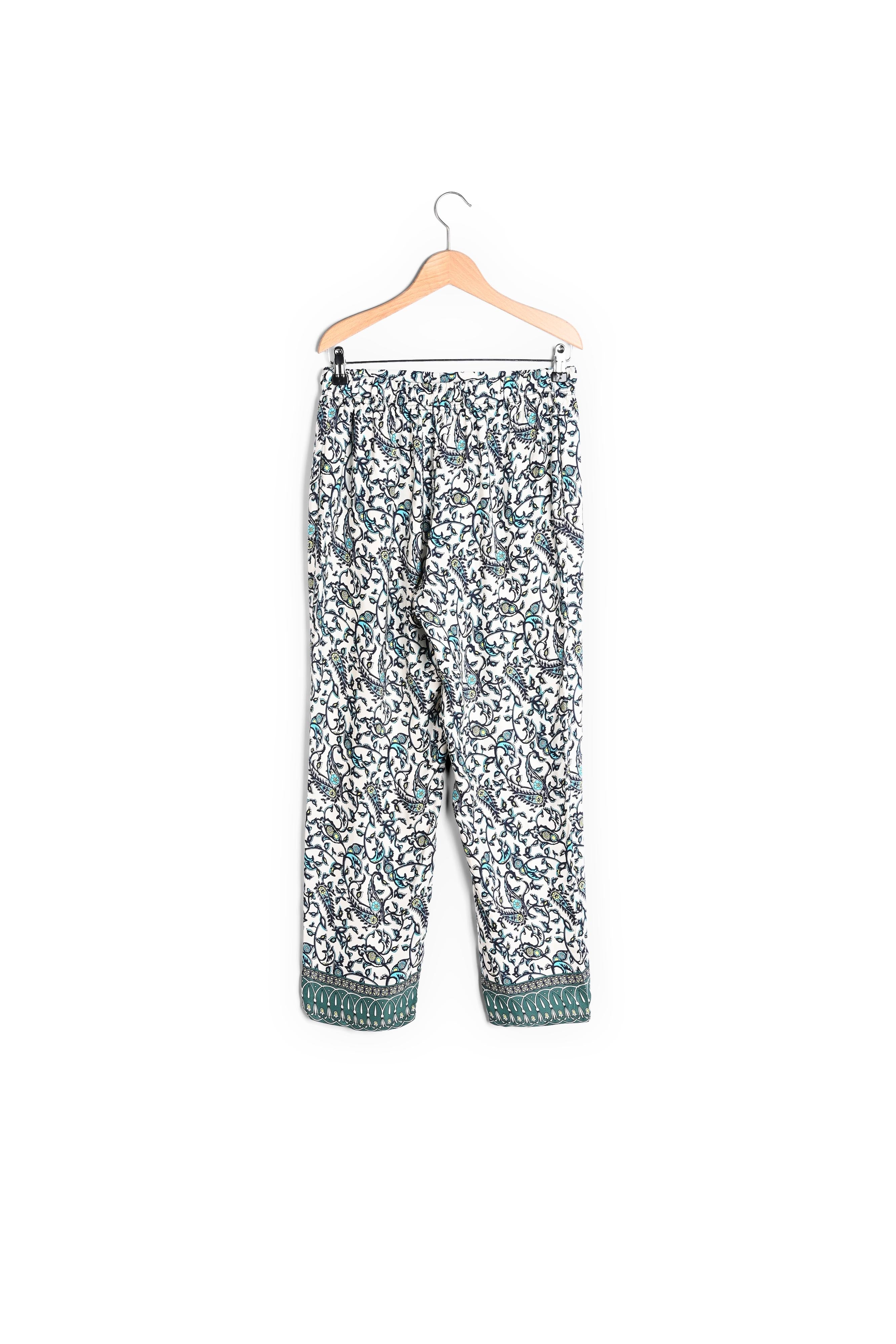 MARILOU - Pantalon 7/8 à imprimé fantaisie Faume - seconde main