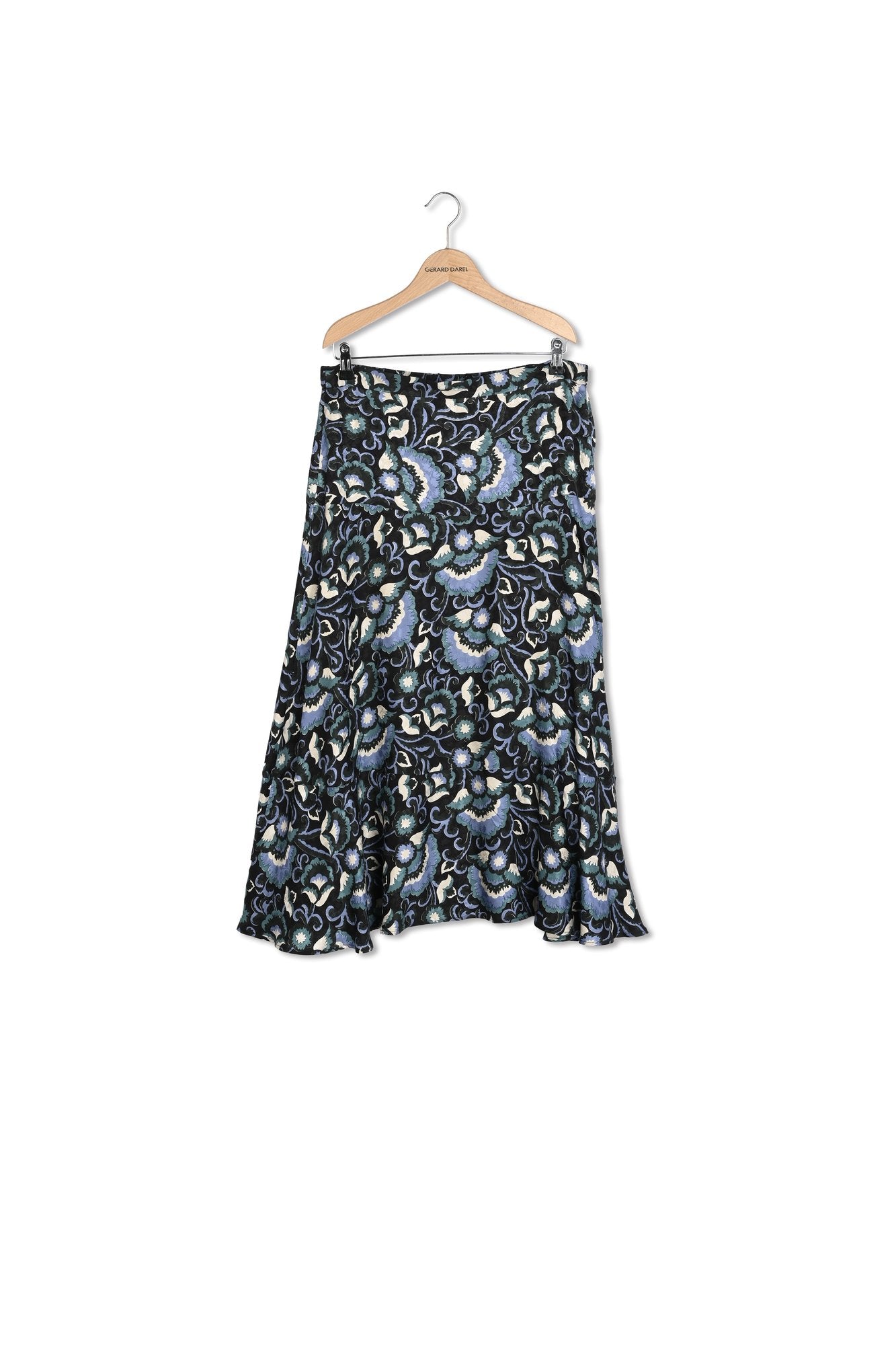 Jupe midi imprimée et jacquard - CATHERINA Faume - seconde main