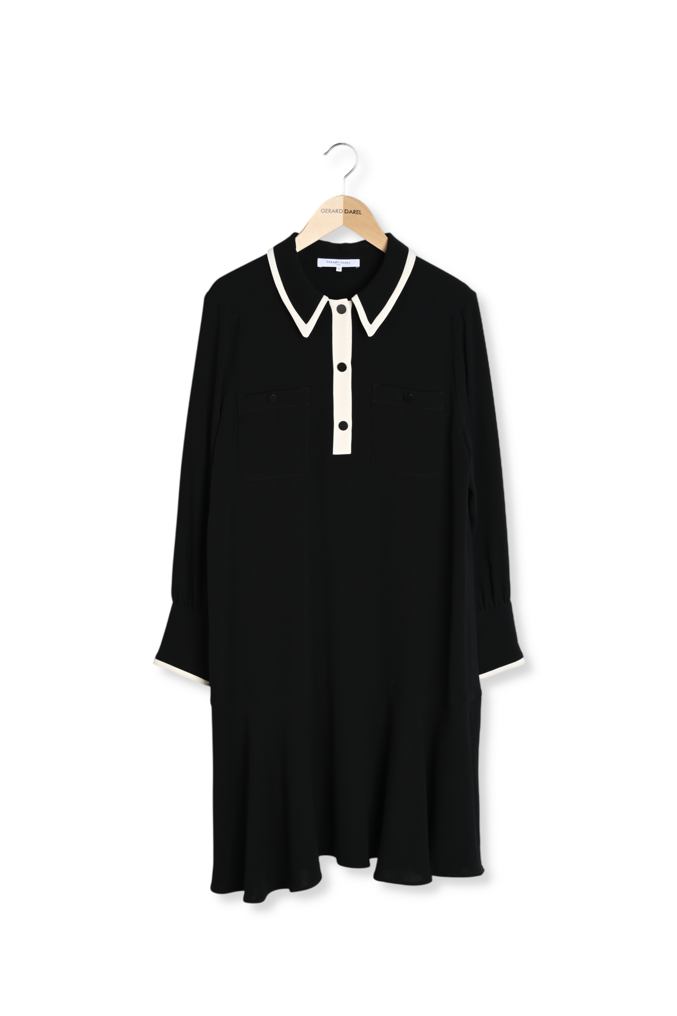Robe bicolore à col chemise - LIVIA Faume - seconde main