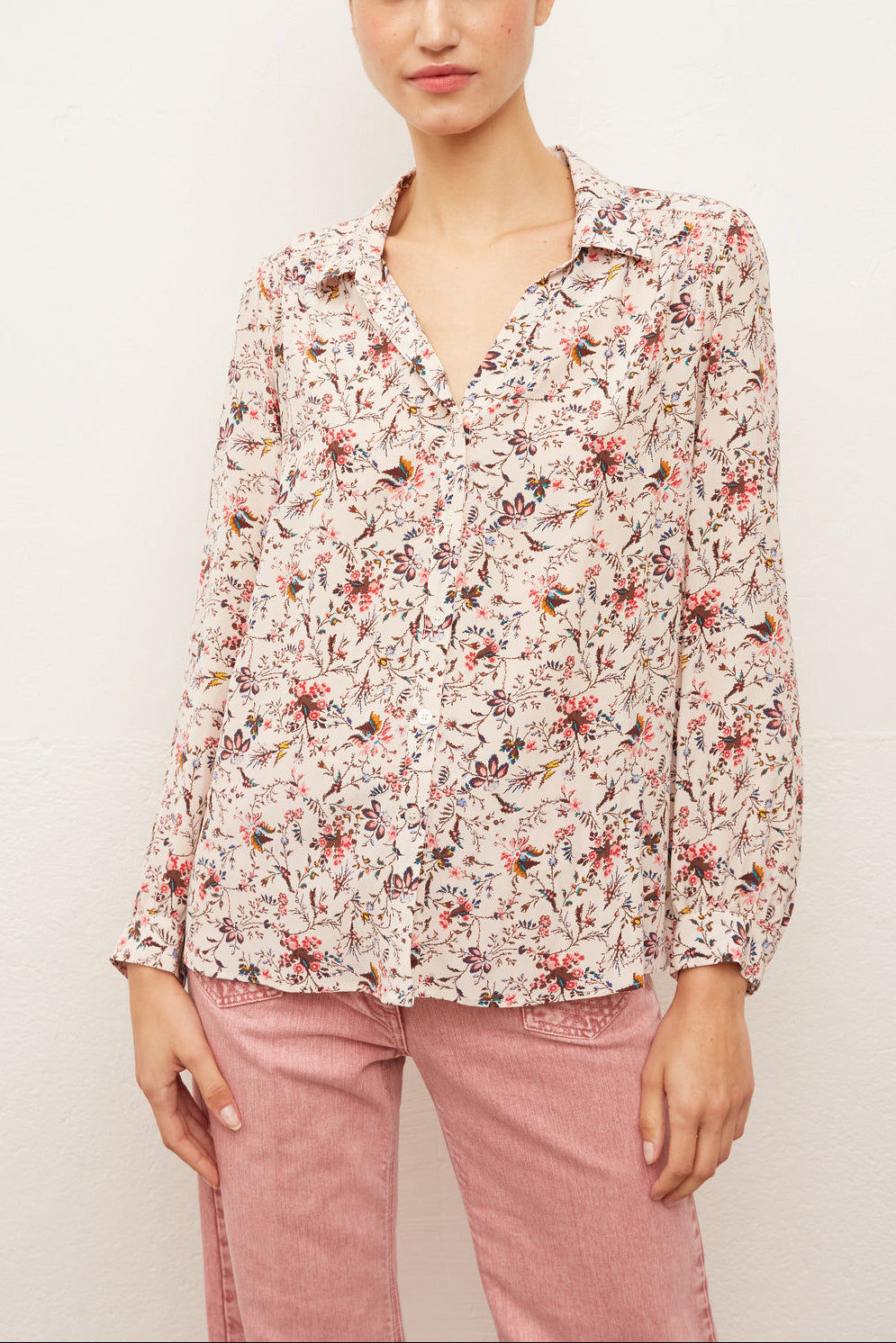 NICKY - Chemise en soie Faume - seconde main