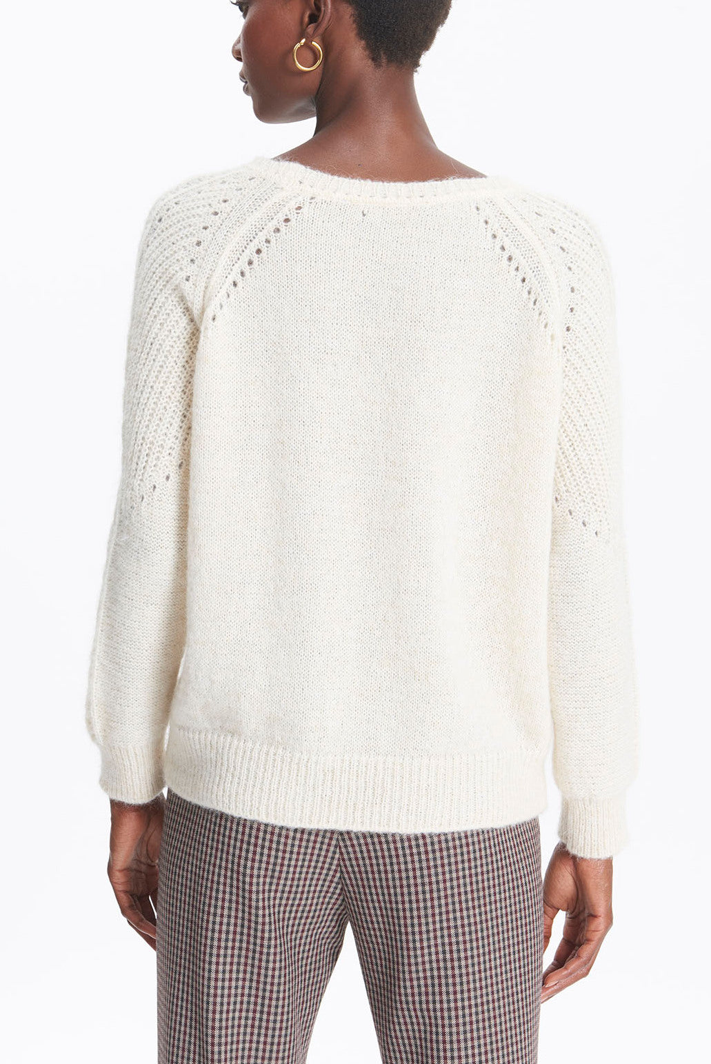 SIMONE - Pull en maille ajourée Faume - seconde main
