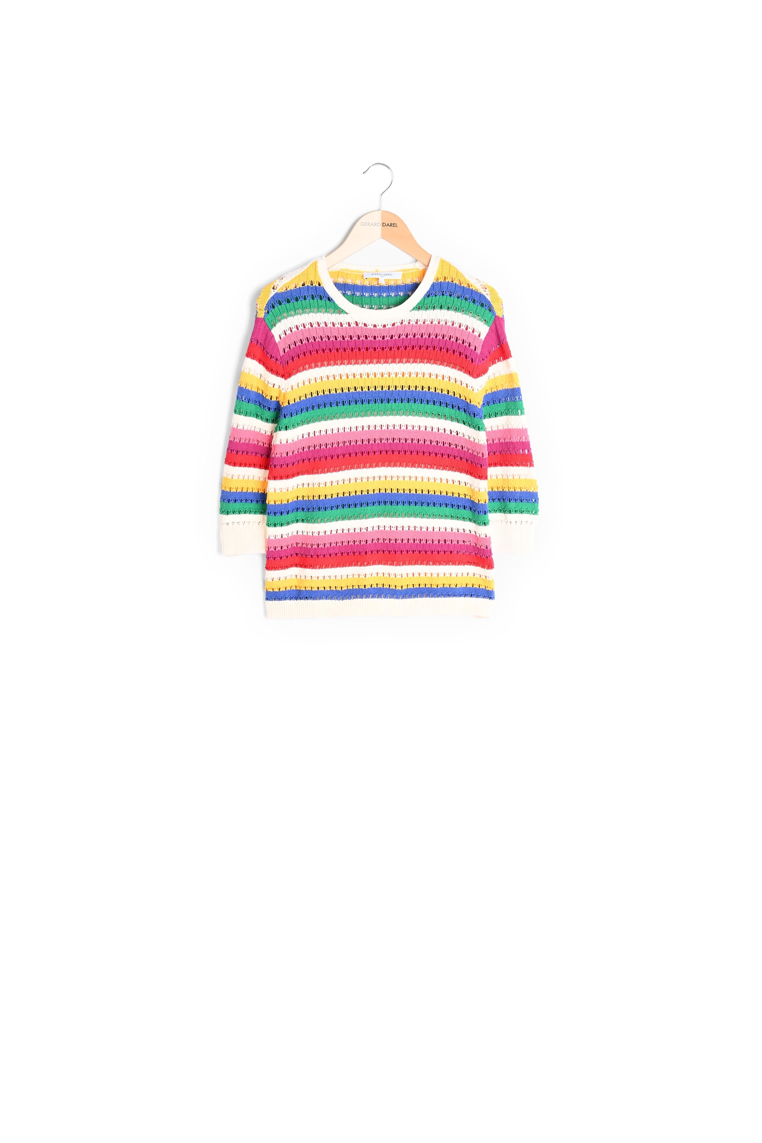 Pull crochet 100% coton - LEEN Faume - seconde main