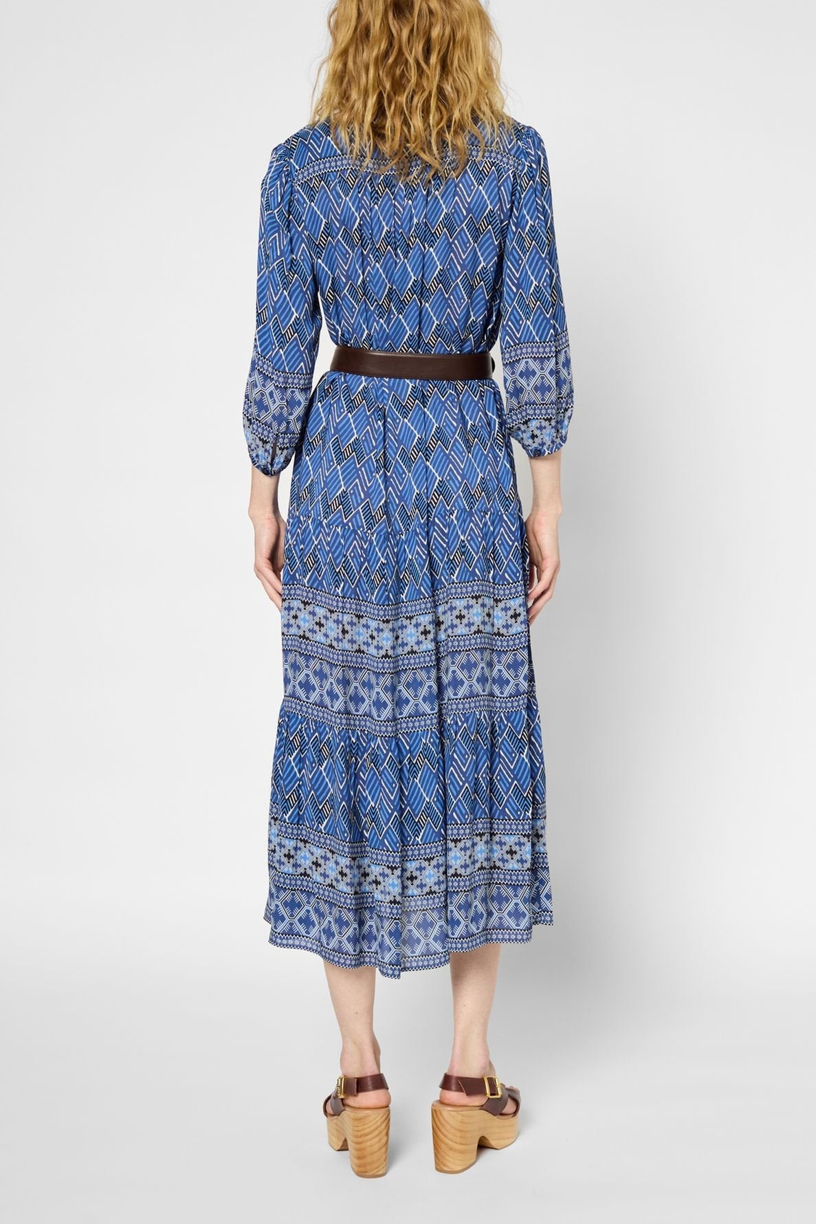 Robe droite imprimé ethnique - PHEDRE Faume - seconde main