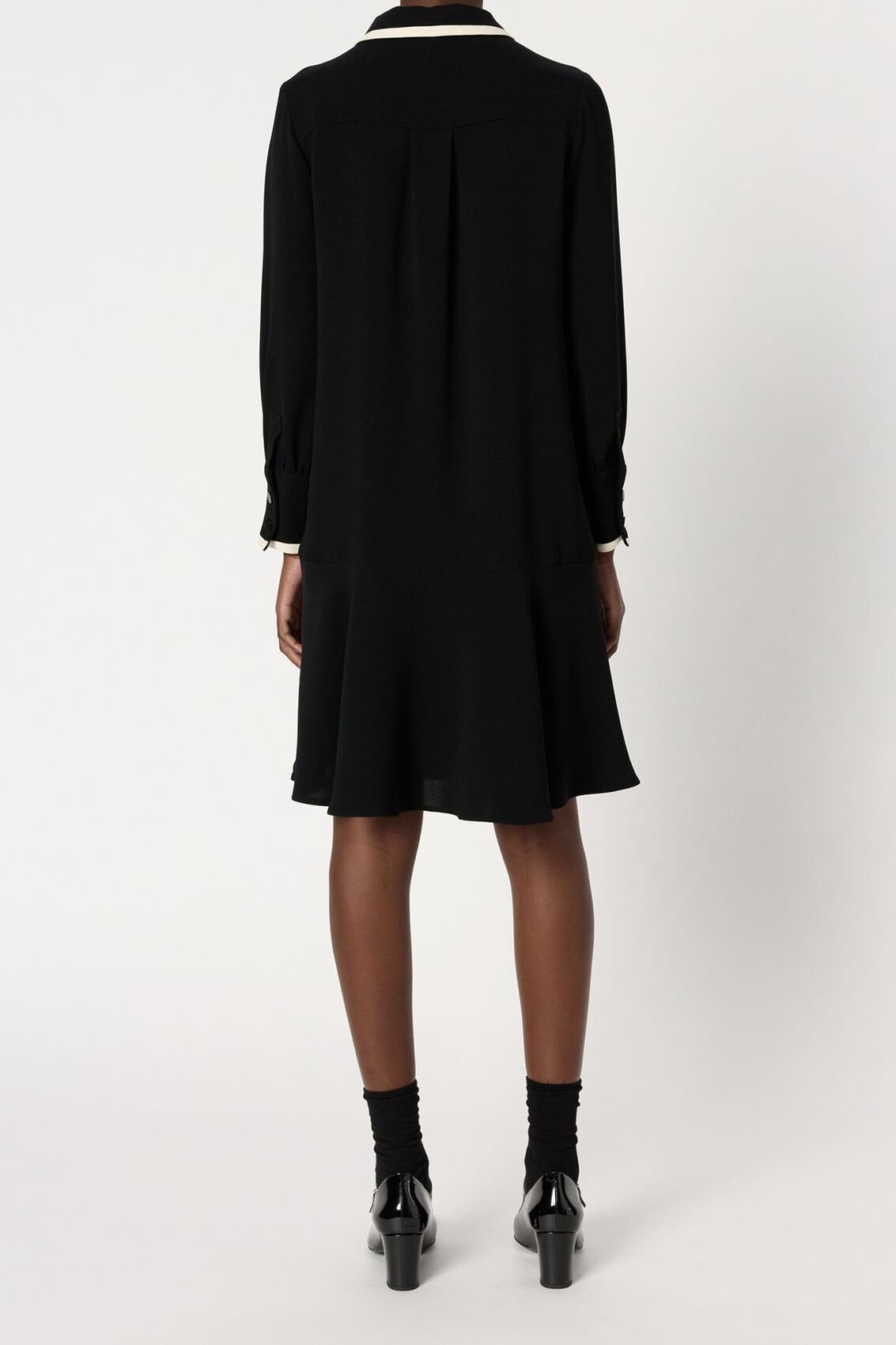 Robe bicolore à col chemise - LIVIA Faume - seconde main
