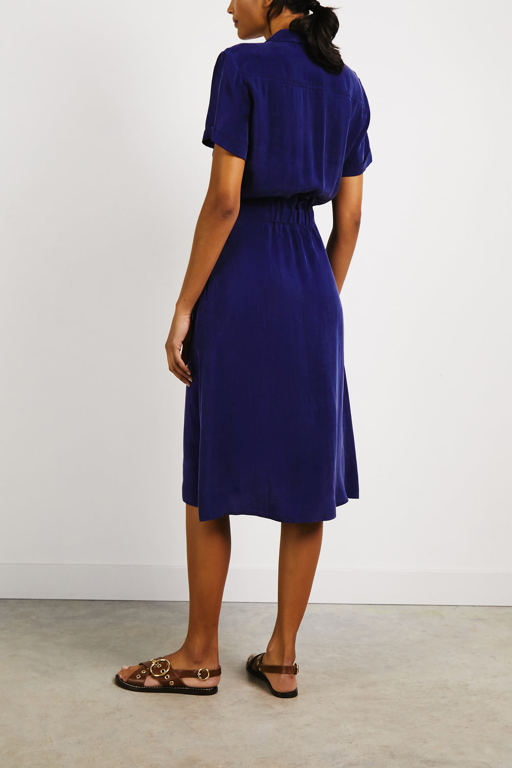 Robe chemise à manches courtes - JUSTINE Faume - seconde main