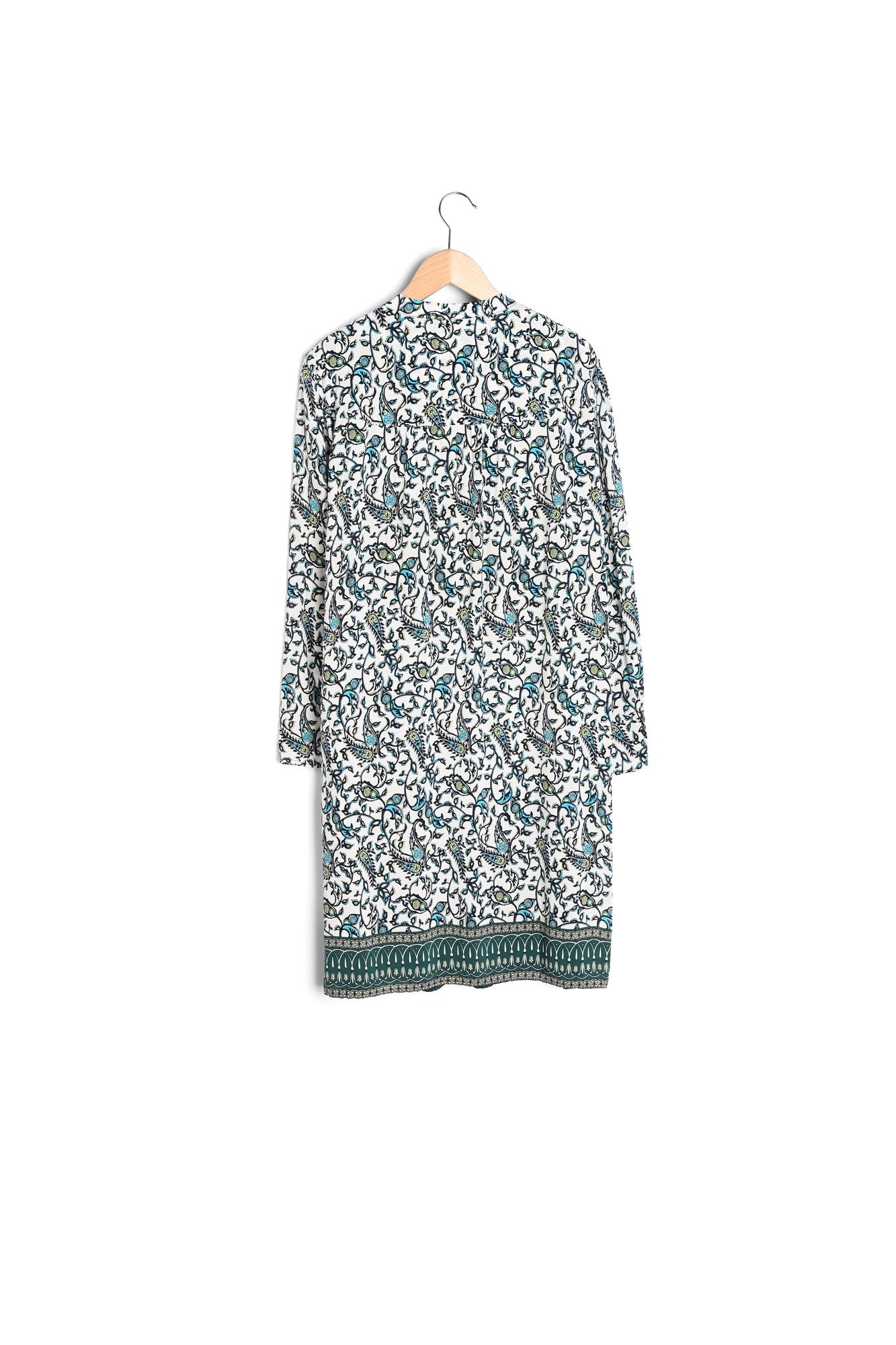 SHAILY - Robe-chemise courte en soie imprimée Faume - seconde main