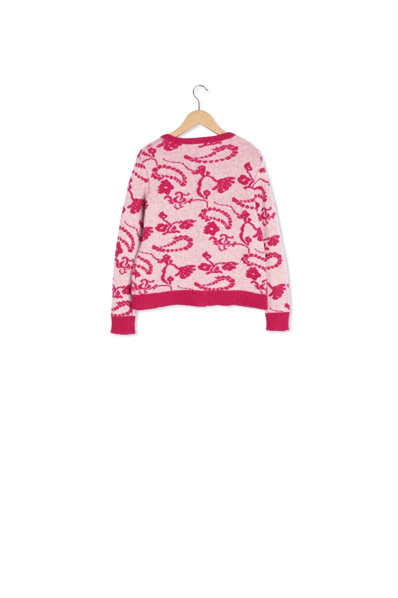 Pull Jacquard en laine mélangée - BOWI Faume - seconde main