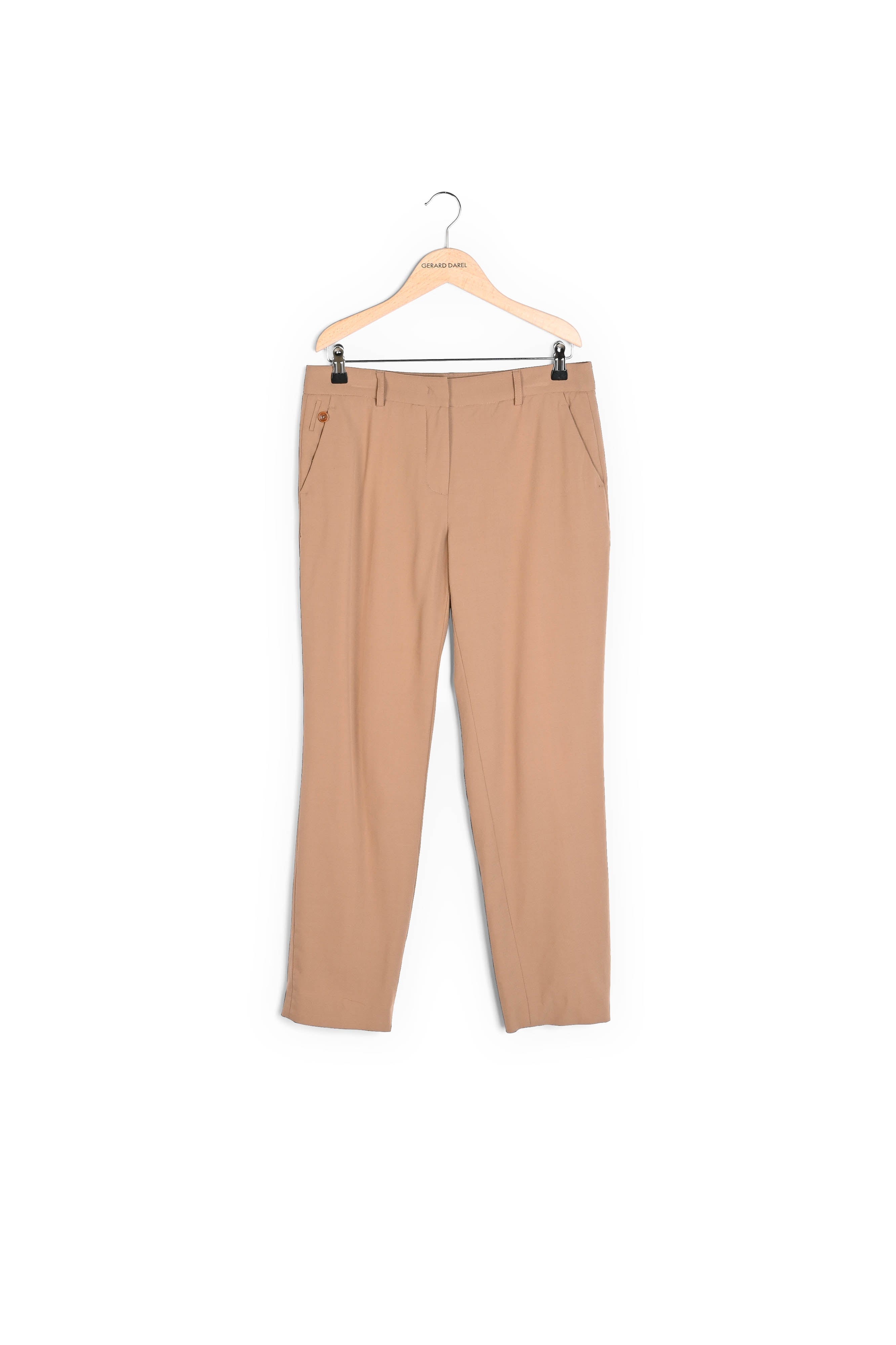 LOVA - Pantalon droit en laine Faume - seconde main
