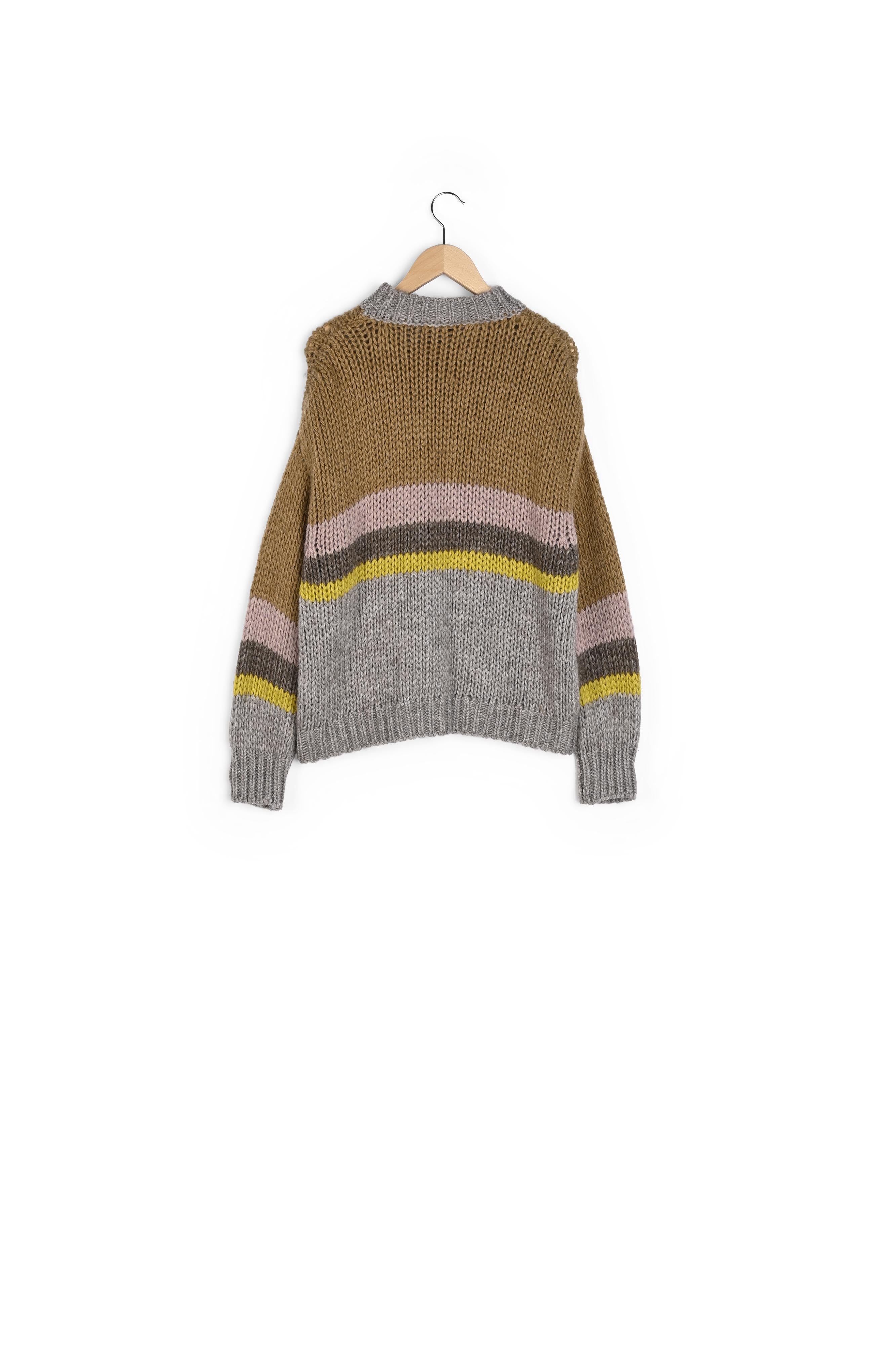 Pull à rayures multicolores - LAISA Faume - seconde main