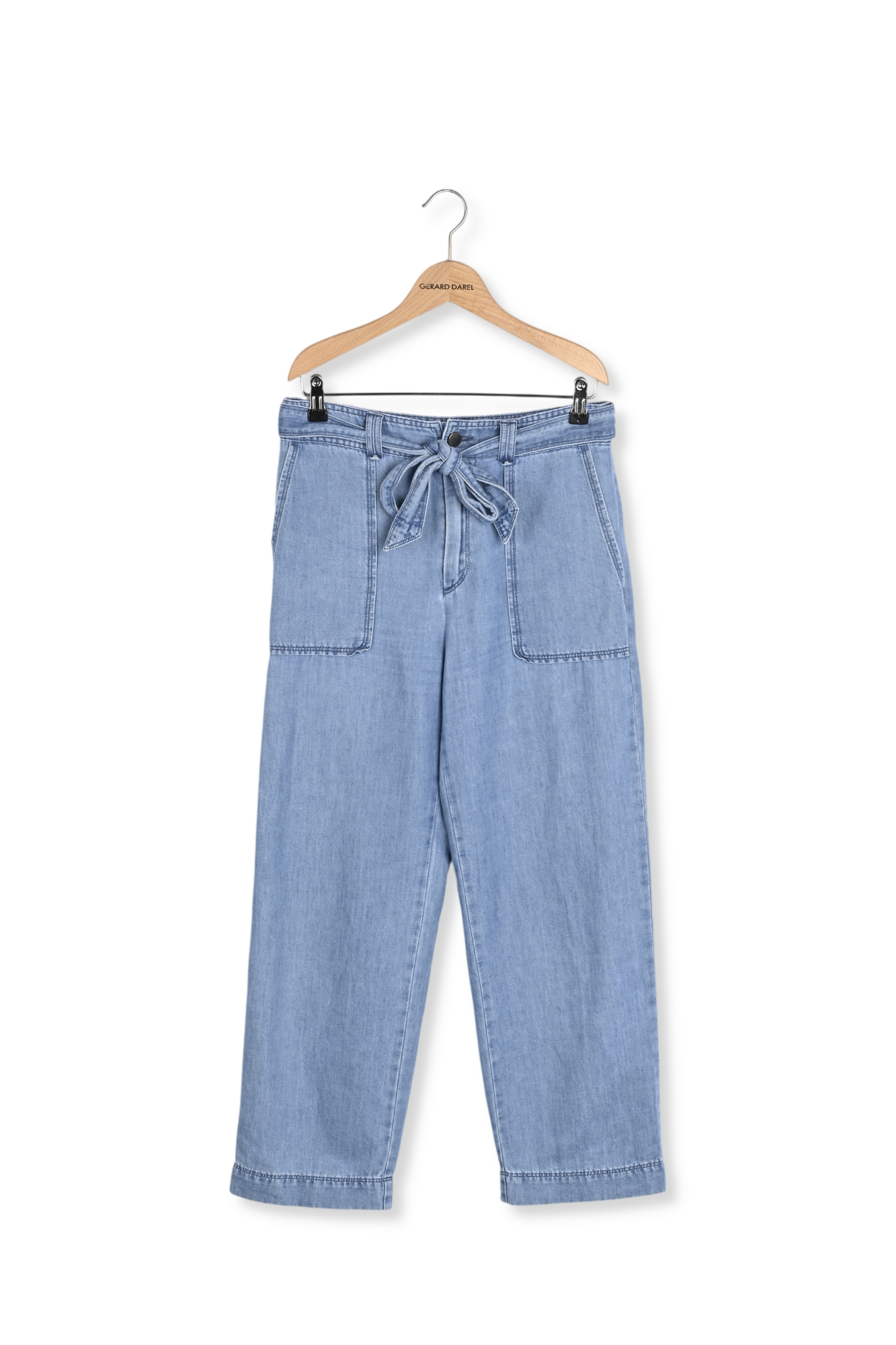 MARISA - Pantalon large 7/8 façon denim Faume - seconde main