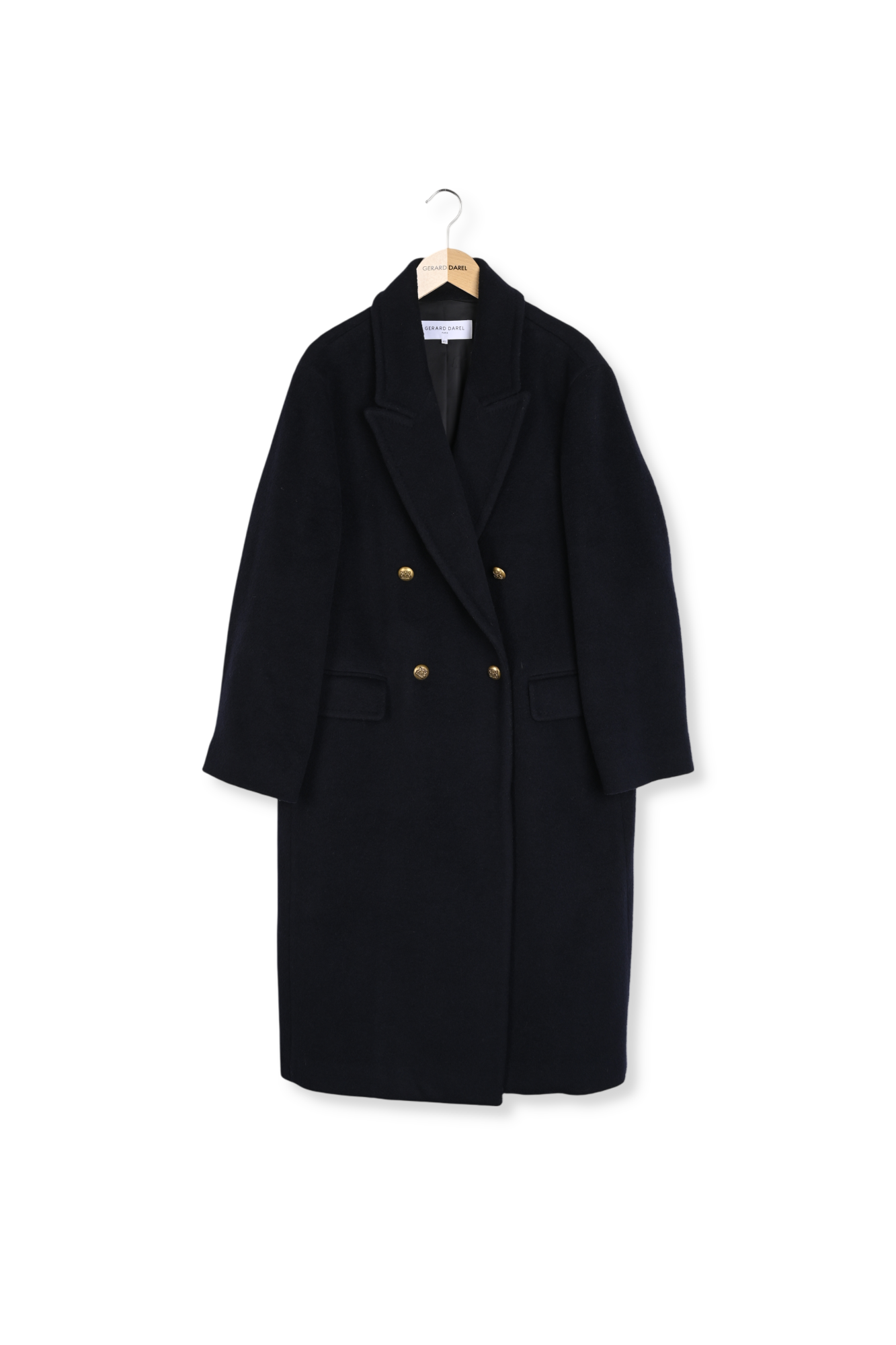 Manteau long en laine et alpaga - LARISSE Faume - seconde main