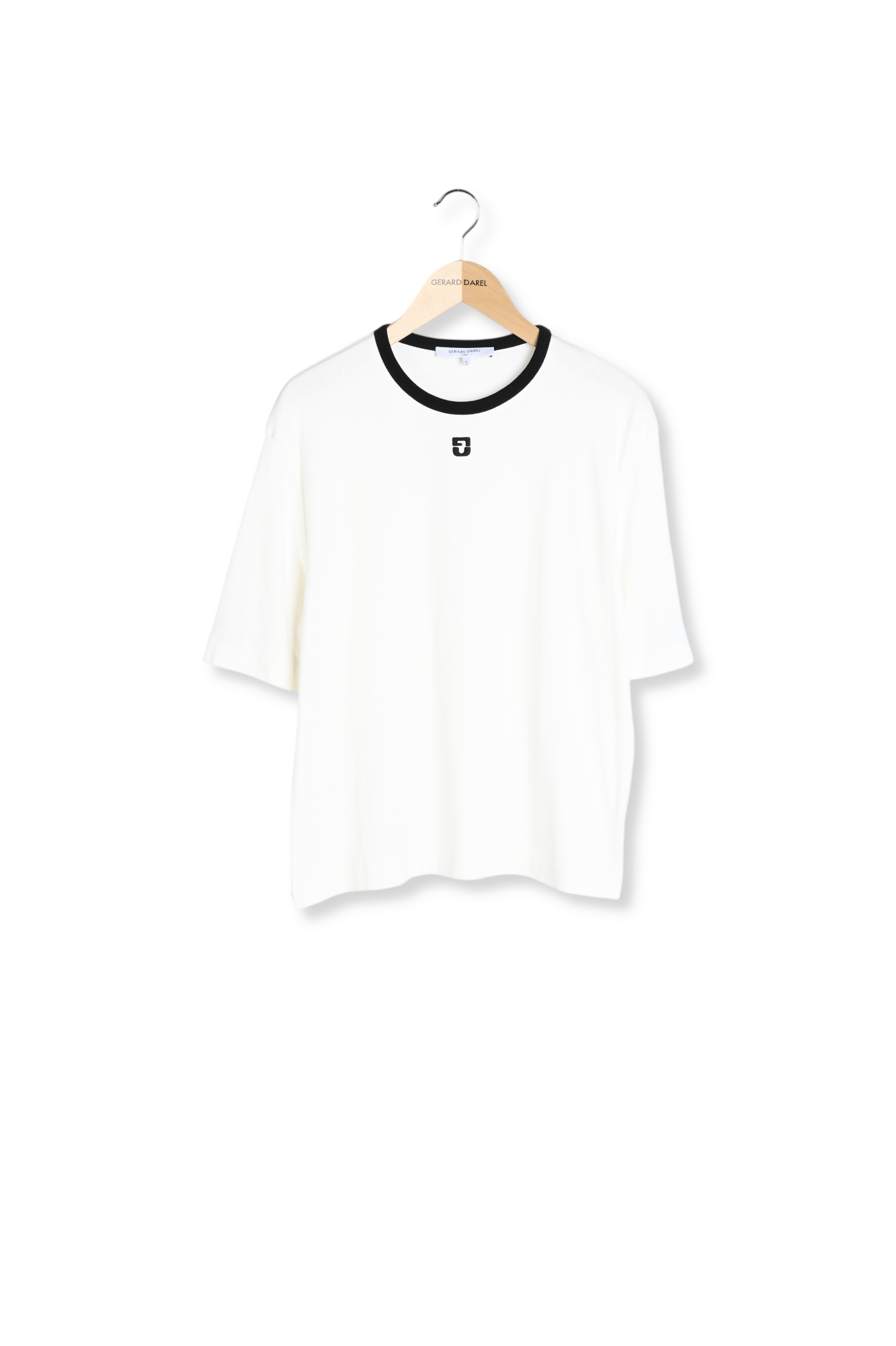 T-shirt col rond à logo - MARLYNE Faume - seconde main