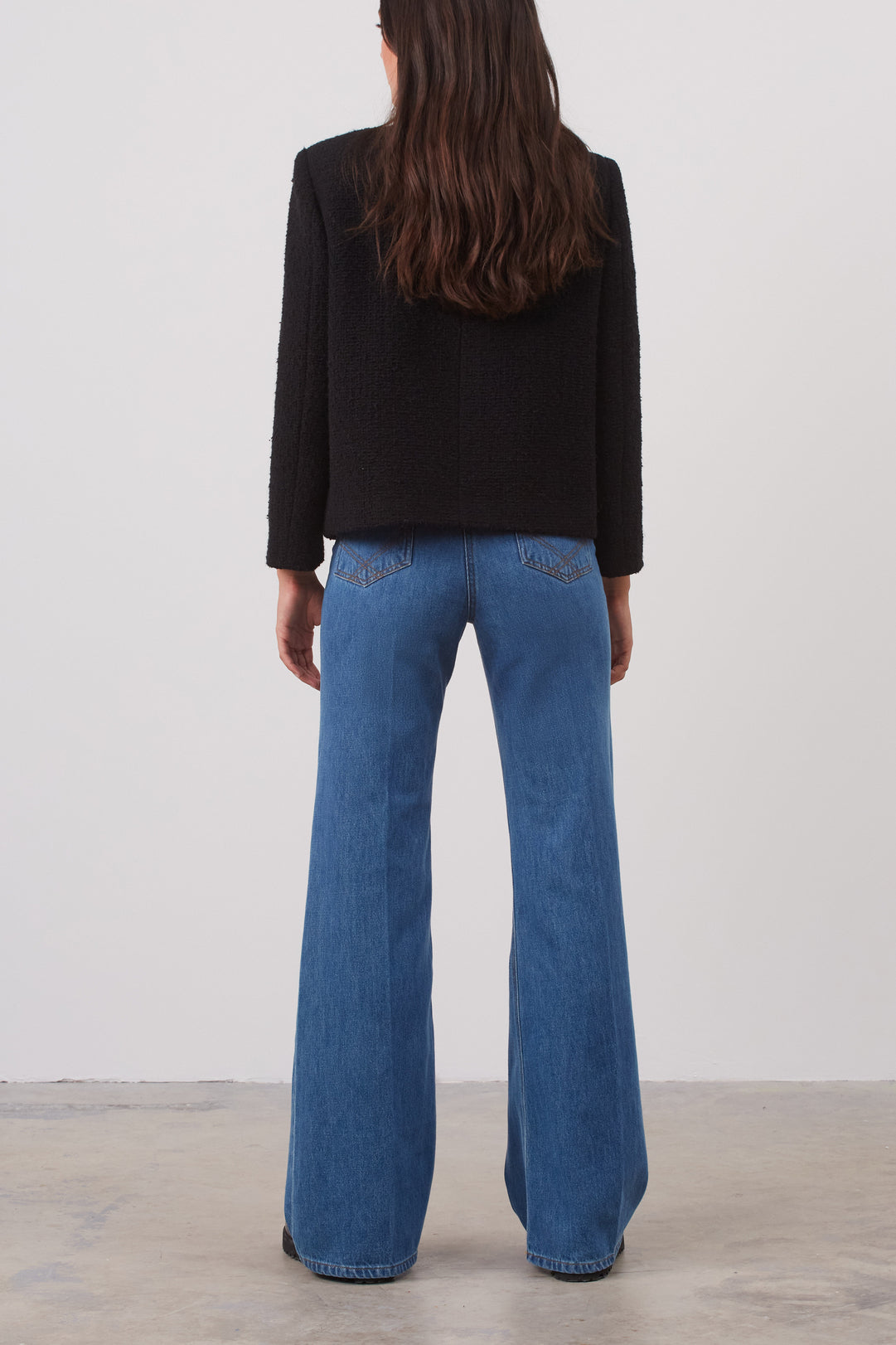 Veste en tweed à boutons dorés - NALY Faume - seconde main