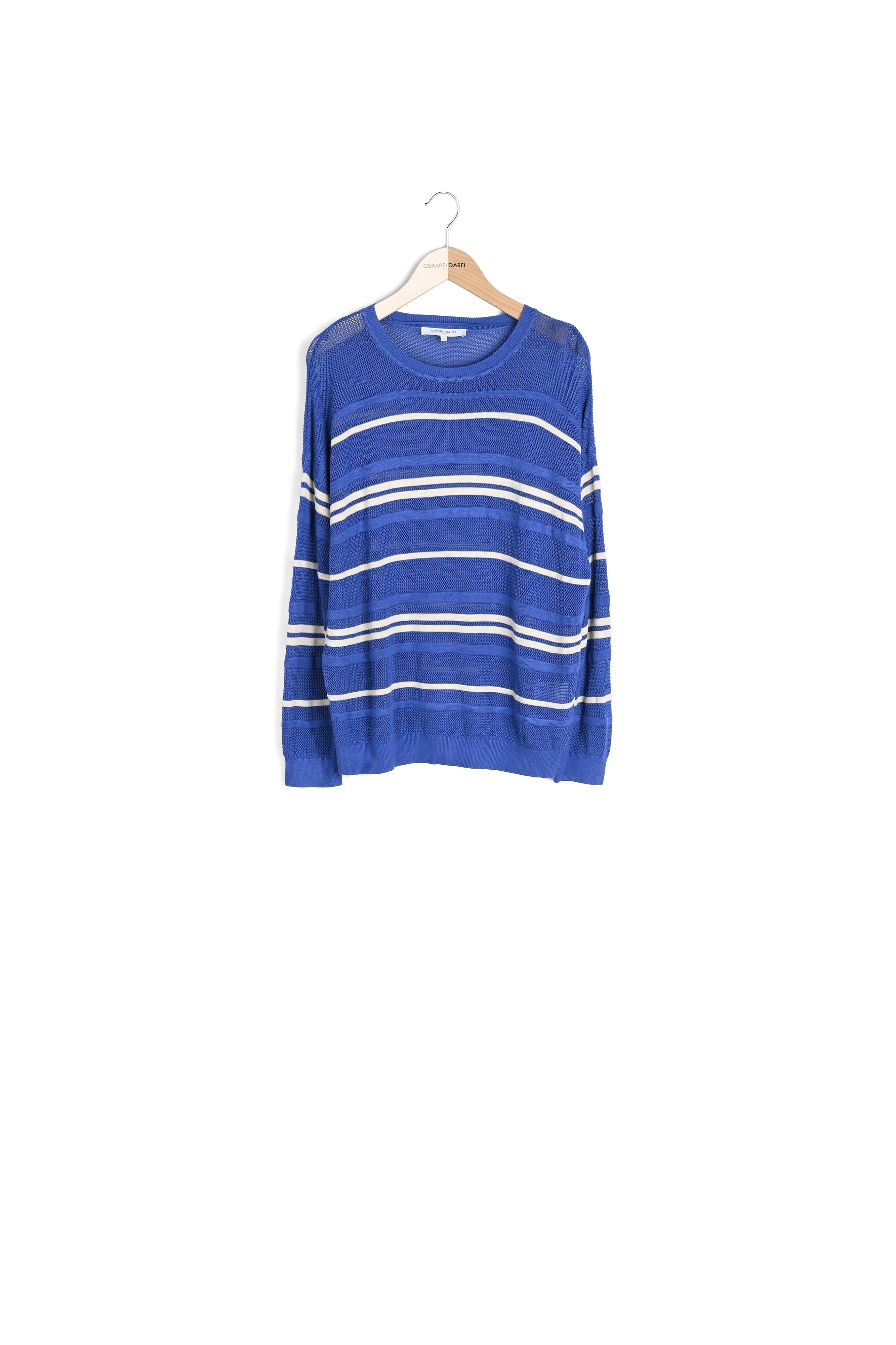 Pull fin ajouré à rayures Faume - seconde main