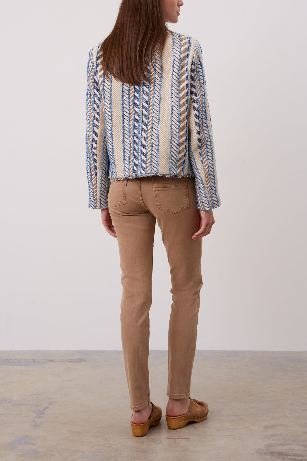 Veste en Tweed inspiration ethnique - NAHEMA Faume - seconde main