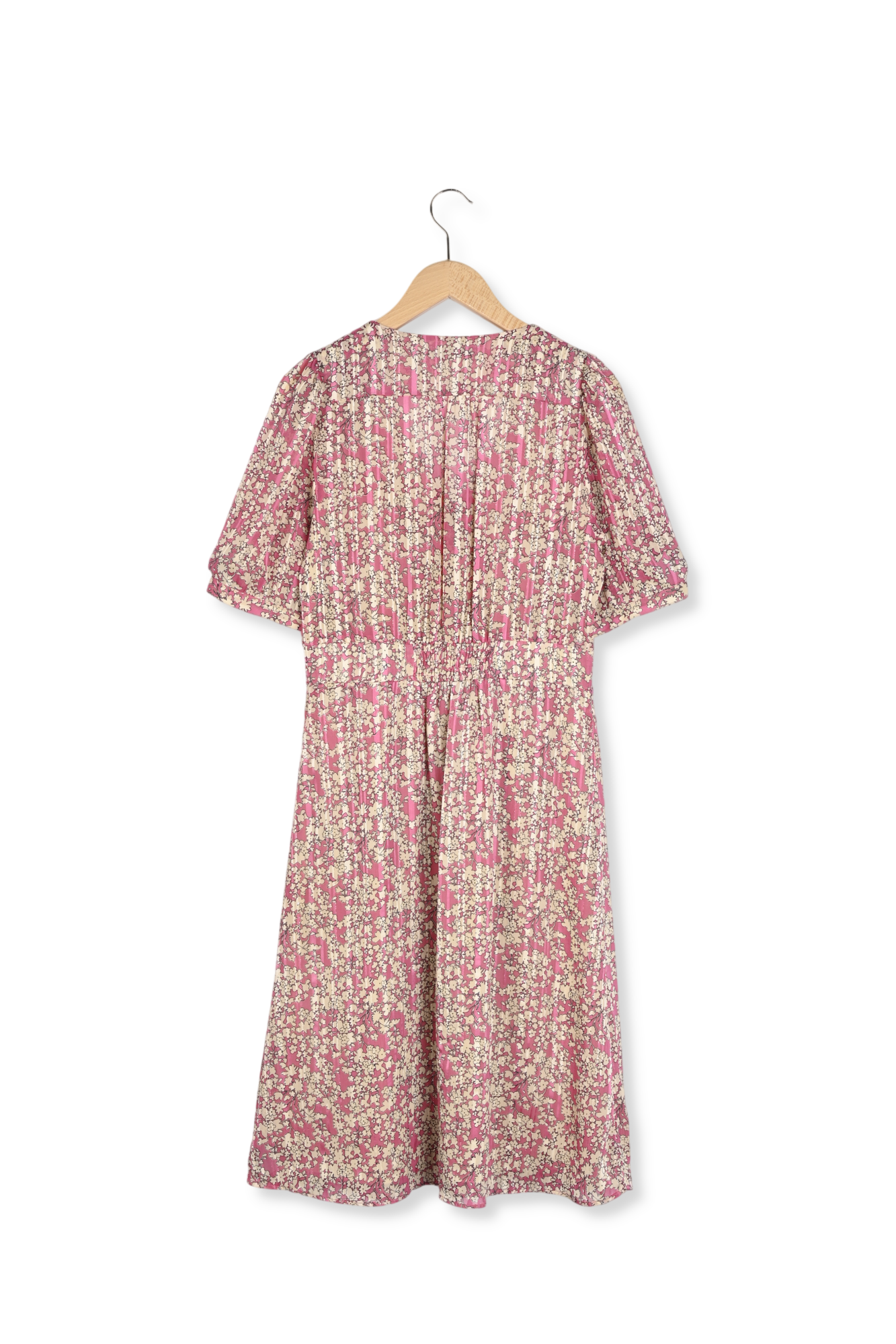 Robe mi-longue à fleurs - JAMES Faume - seconde main