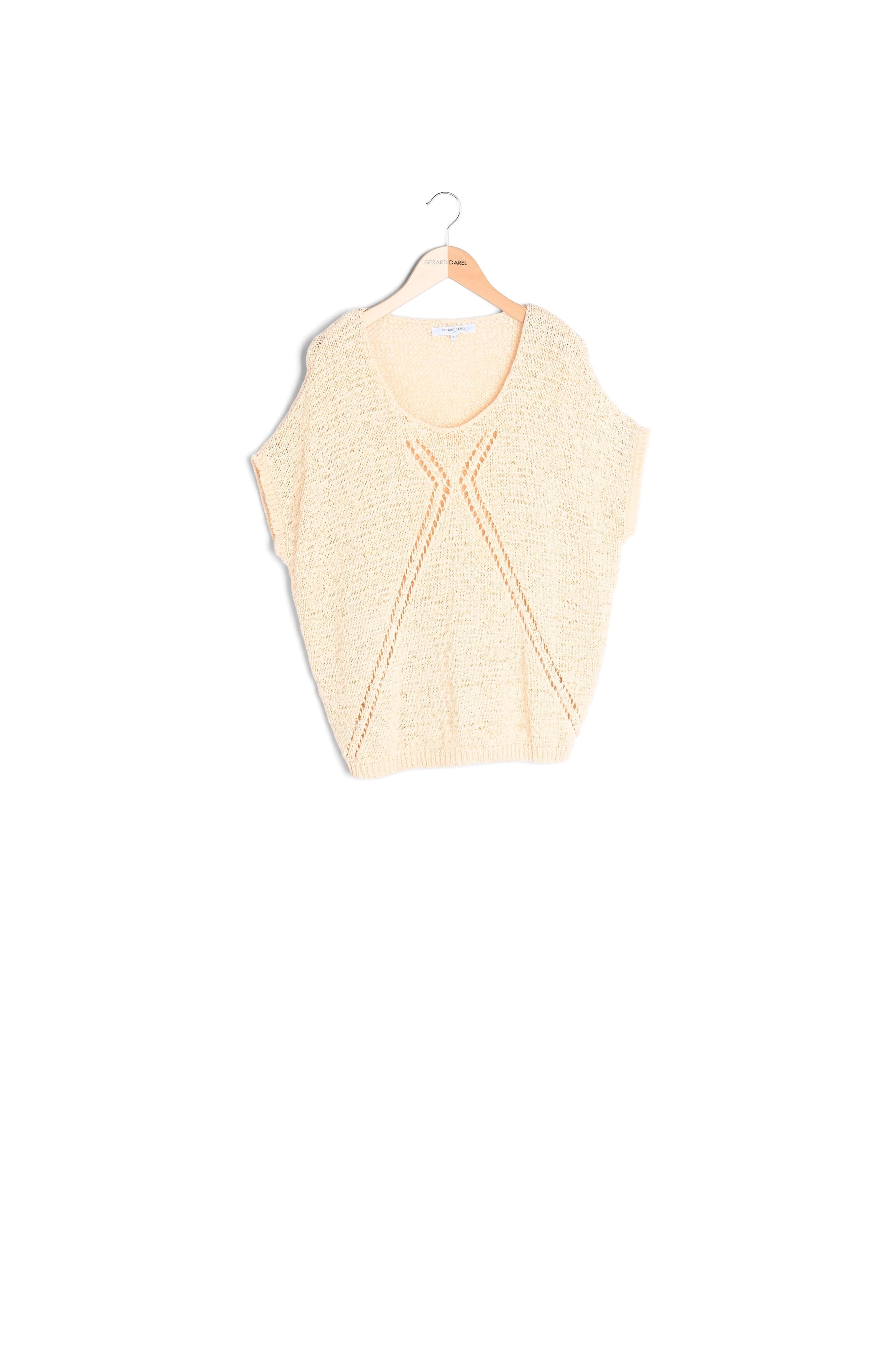 ELISE - Pull à manches courtes façon macramé Faume - seconde main