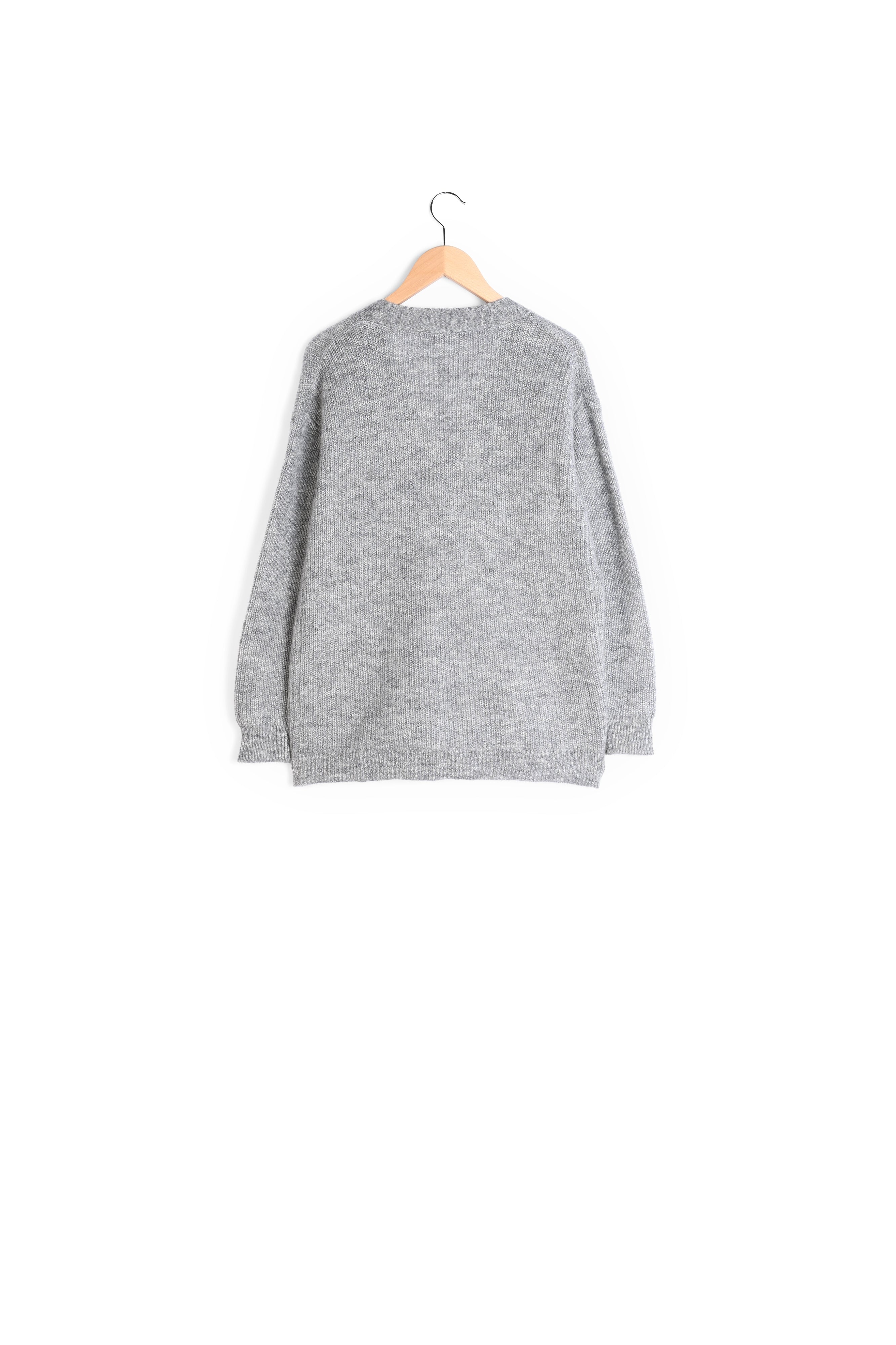Gilet mohair long et doux - LESSY Faume - seconde main