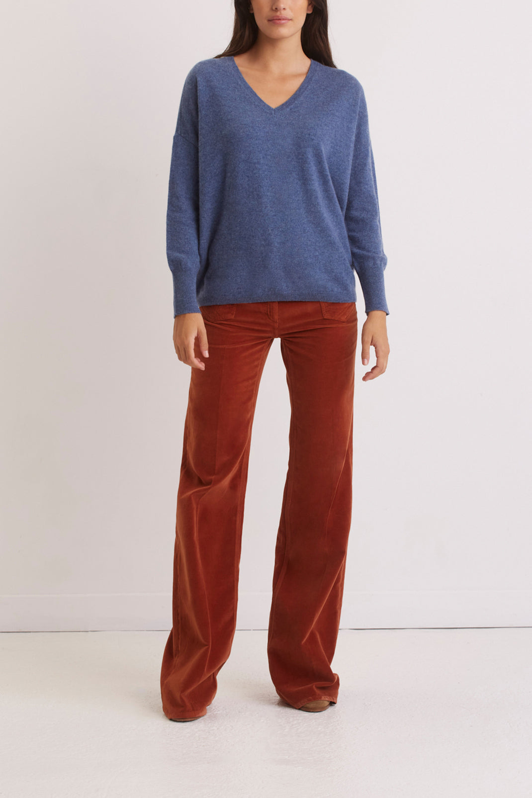 Pull V en cachemire - LINA Faume - seconde main