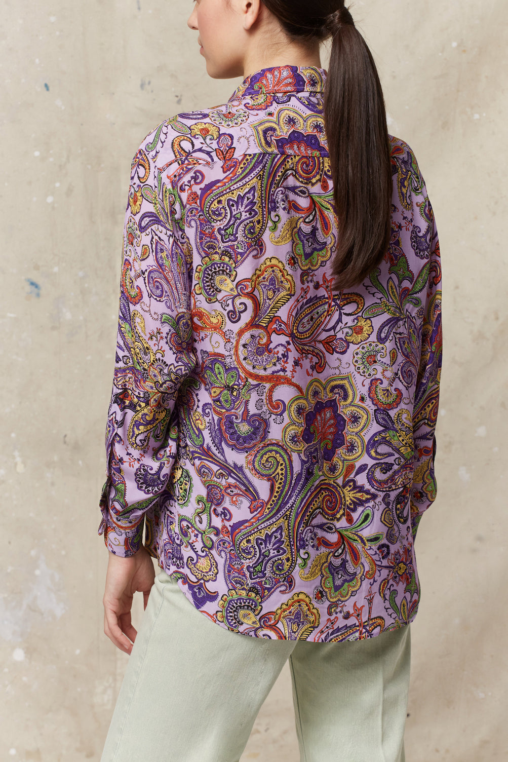 Chemise à motif - EMILE Faume - seconde main