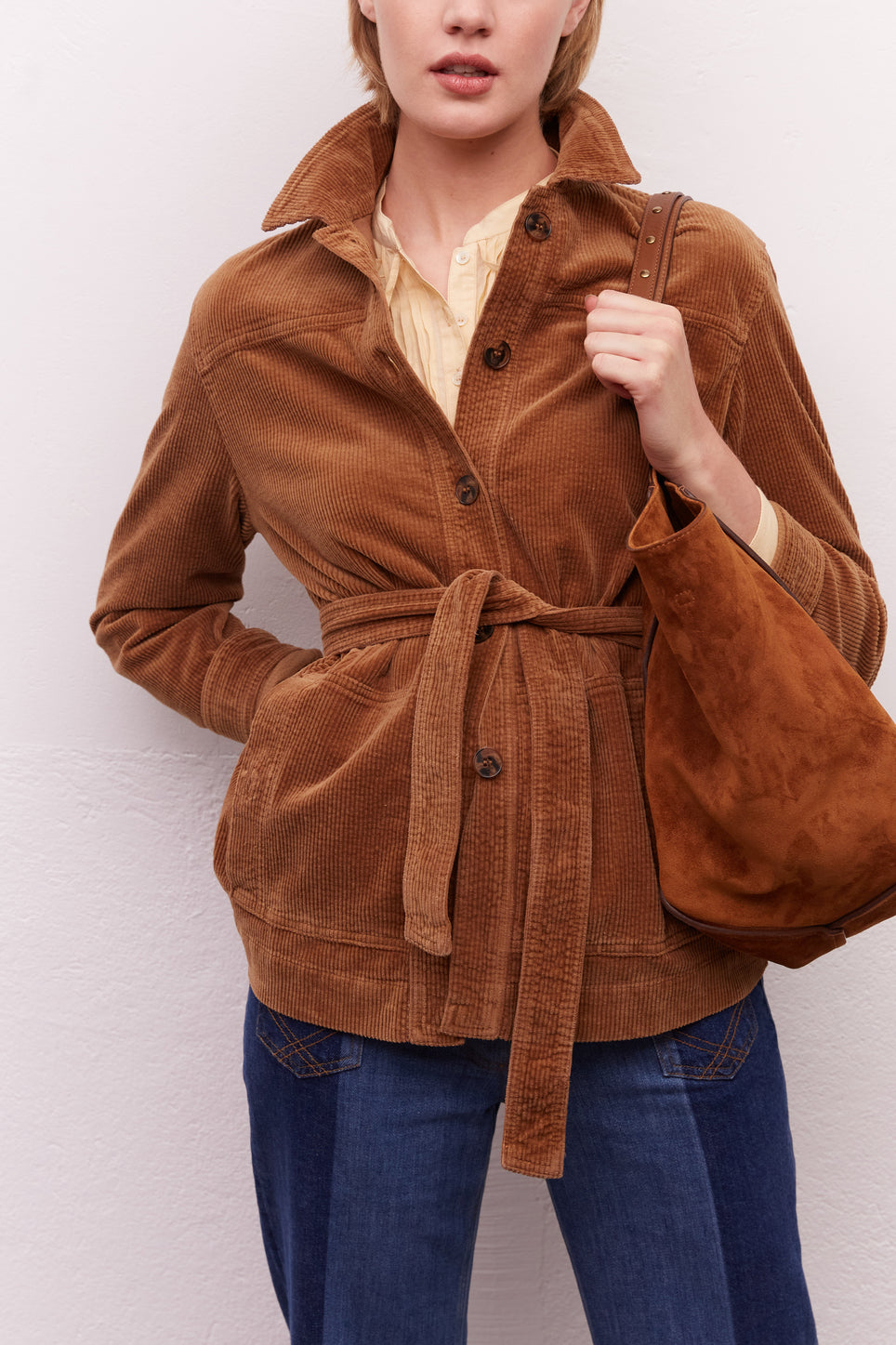 Veste en velours côtelé - NELLE Faume - seconde main