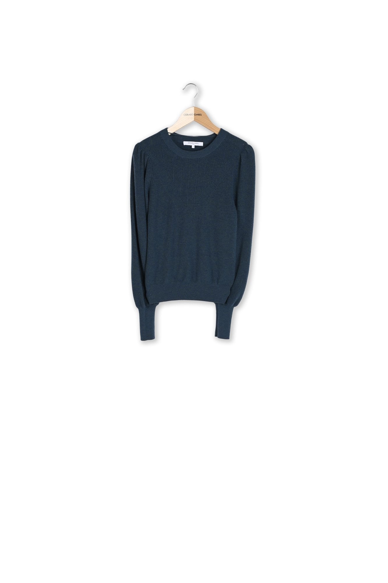 Pull ajusté en laine à détails fantaisie - LEONORA Faume - seconde main