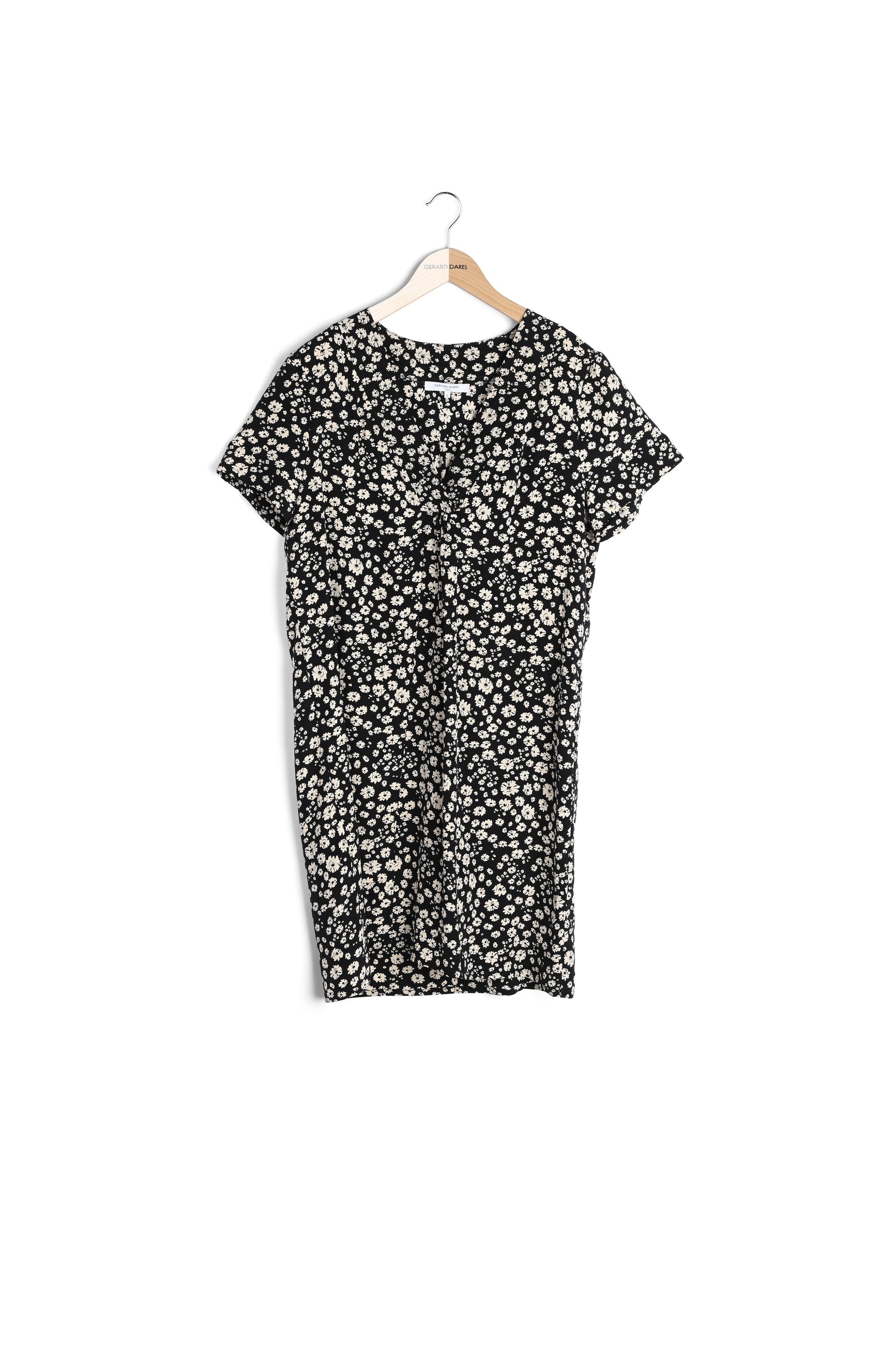 Robe courte en soie imprimée - SIBILLA Faume - seconde main