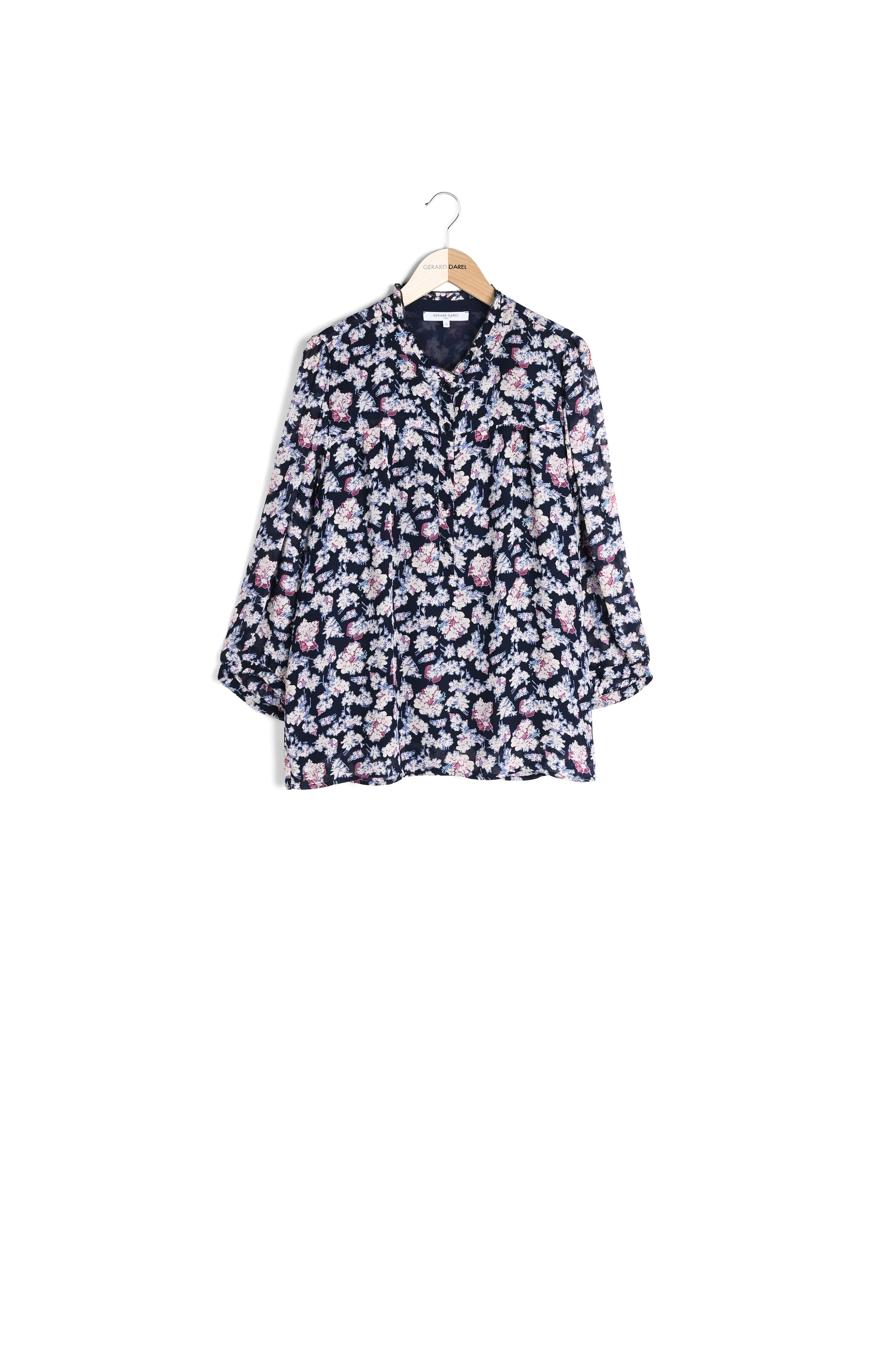 Blouse fluide à l'imprimé floral - CAMELLIA Faume - seconde main