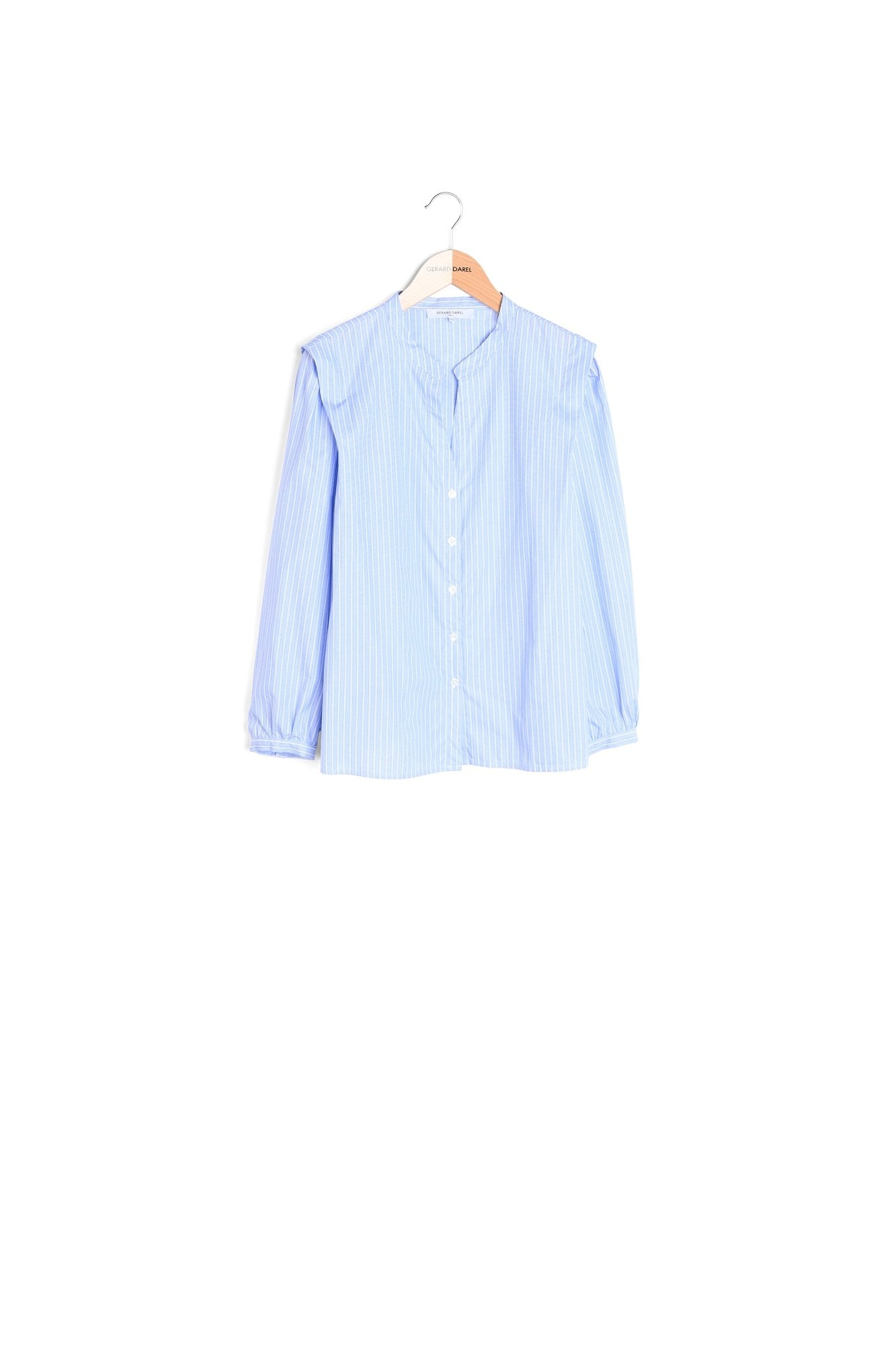 Chemise en popeline de coton à rayures- CLARENCE Faume - seconde main