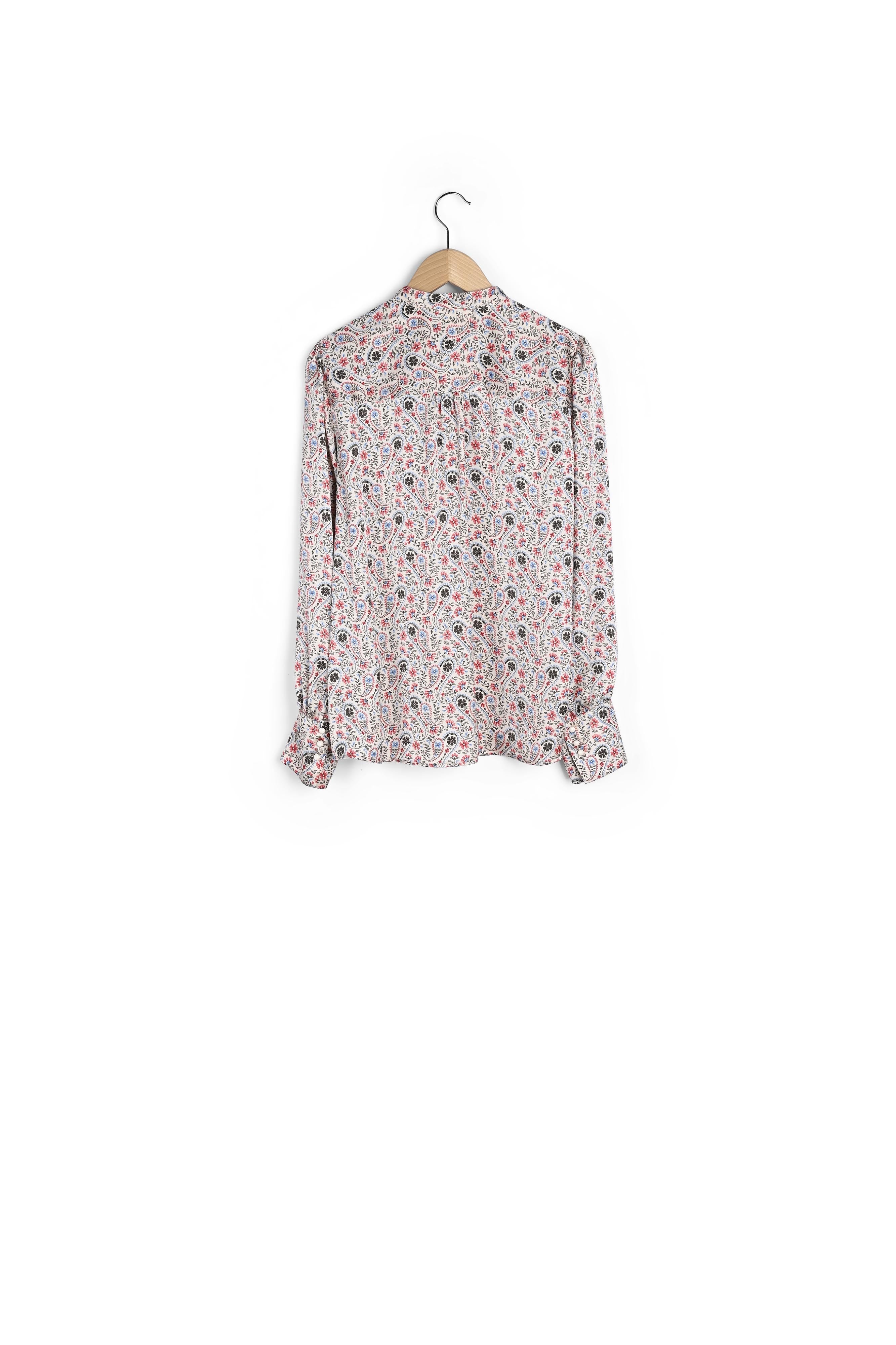 Chemise à volants en voile de coton - CALICIA Faume - seconde main