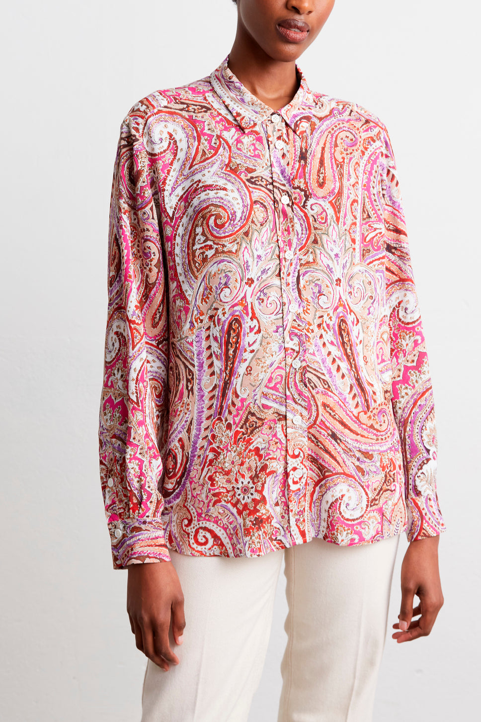Chemise fluide à imprimé cachemire - CONSTANT Faume - seconde main