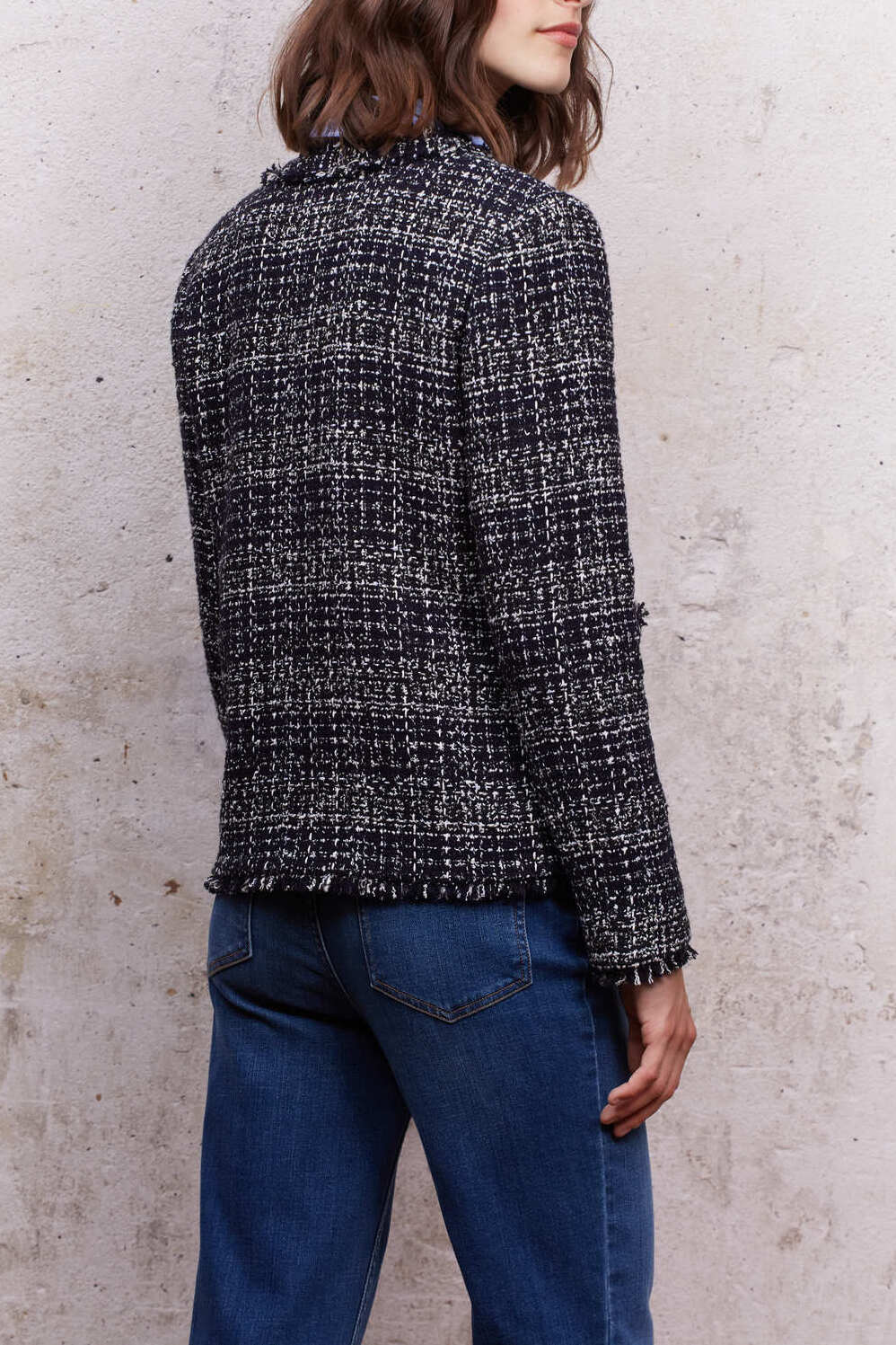 Veste en tweed bi-colore - NOLWENNE Faume - seconde main