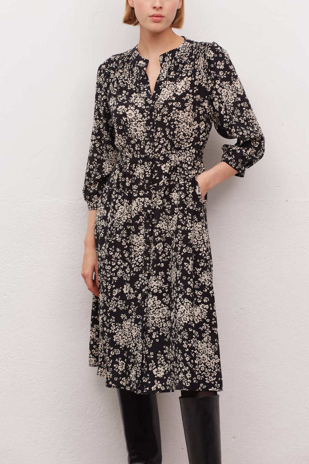 Robe chemise en soie - JENA Faume - seconde main