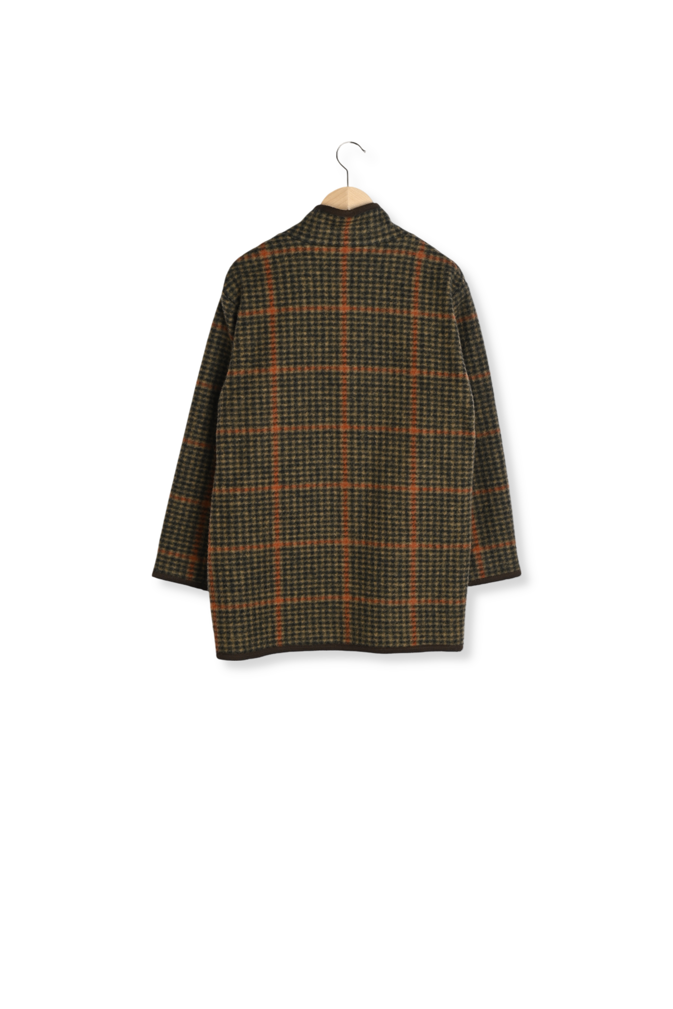 Veste à carreaux et col montant - NAOMA Faume - seconde main